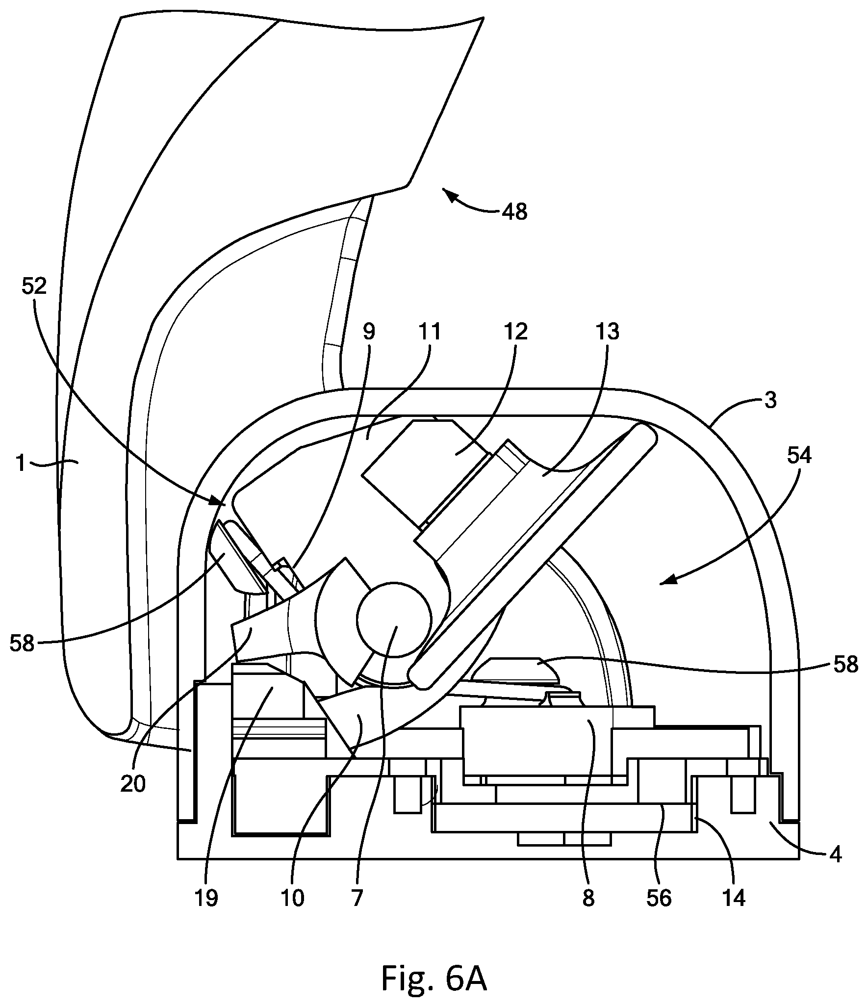 Patent US12102271 Figure 10 – Self-lifting toilet seat
