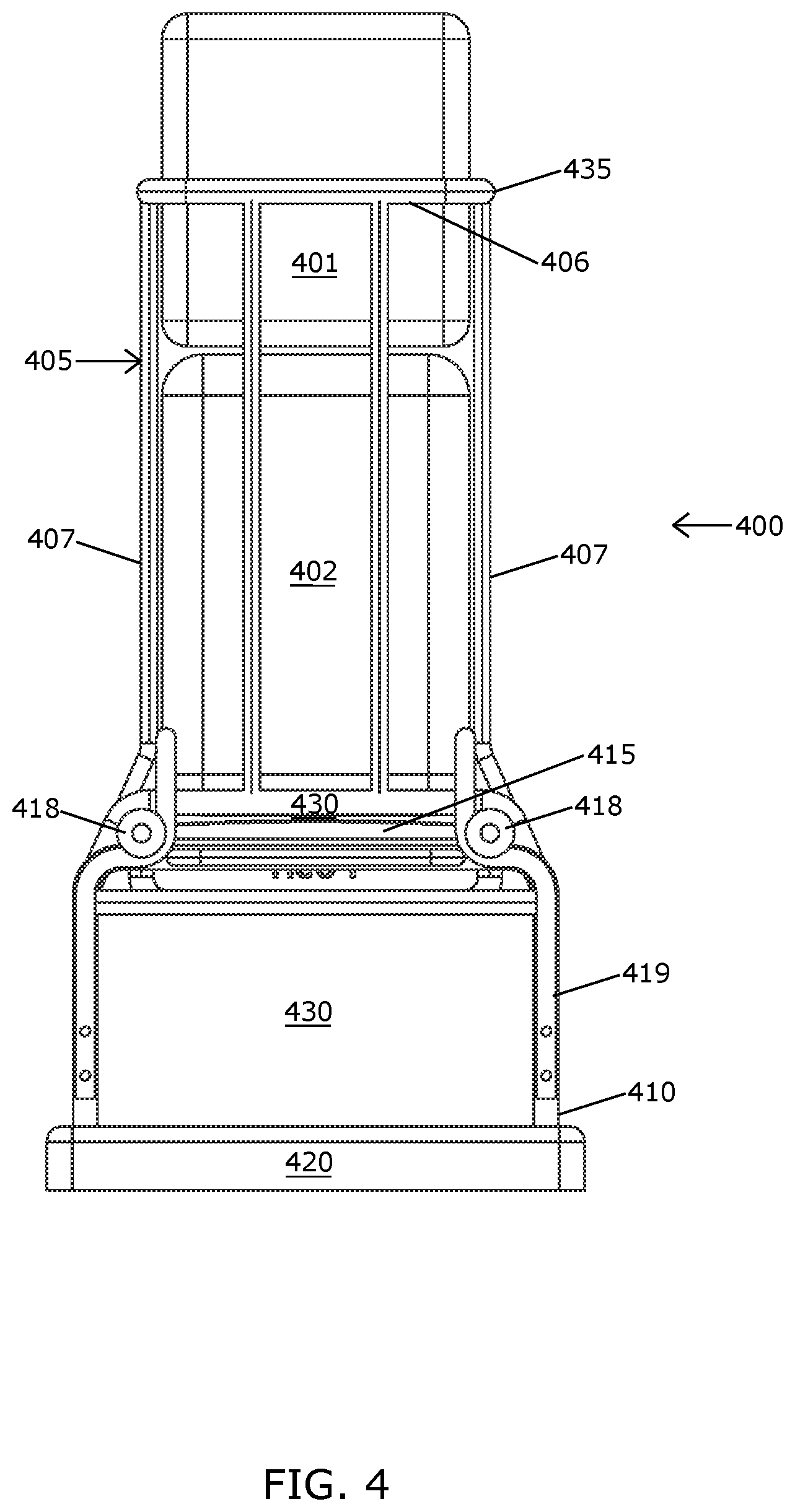 Patent US12102272 Figure 4 – Soap bar grater apparatus and system