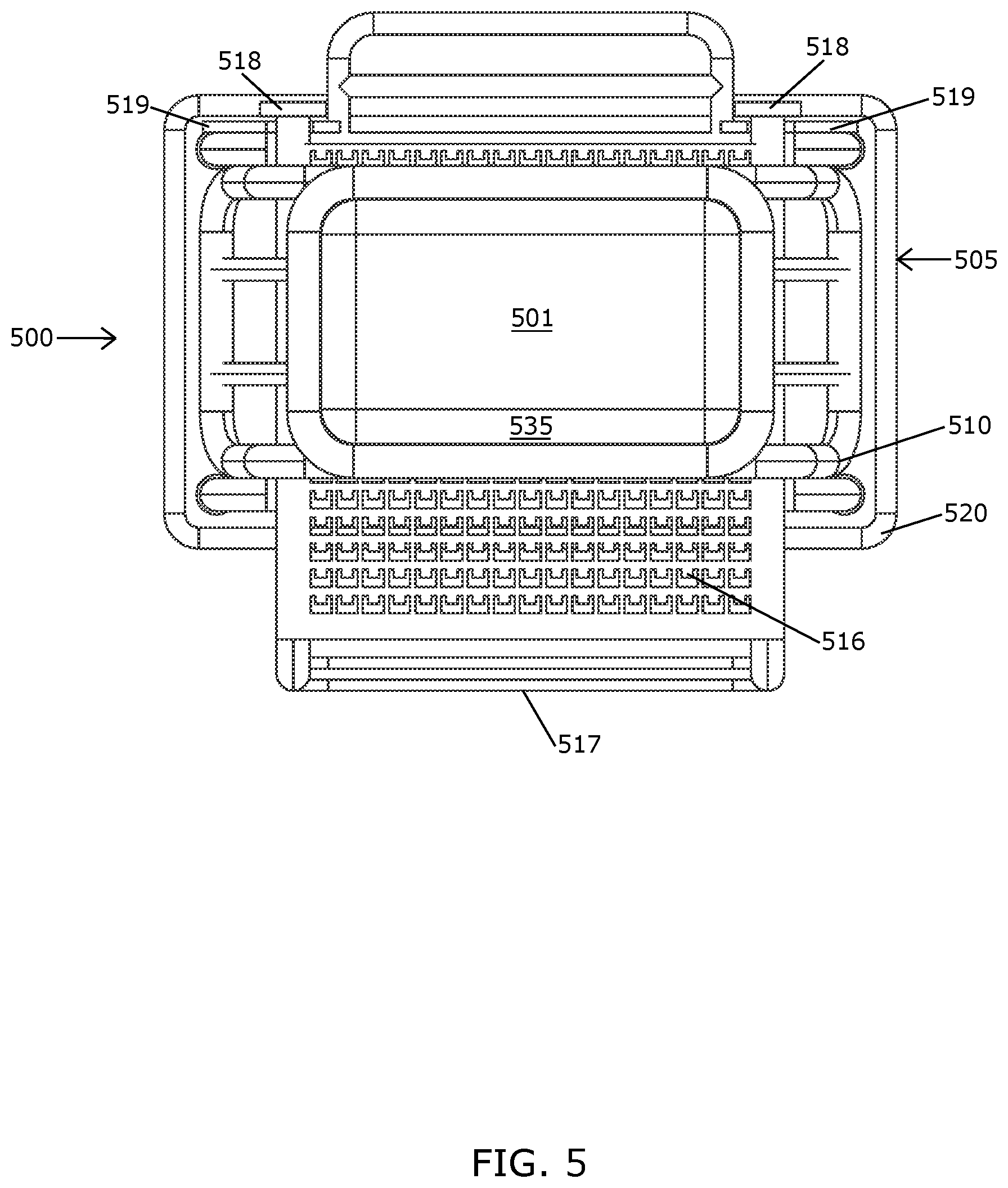 Patent US12102272 Figure 5 – Soap bar grater apparatus and system