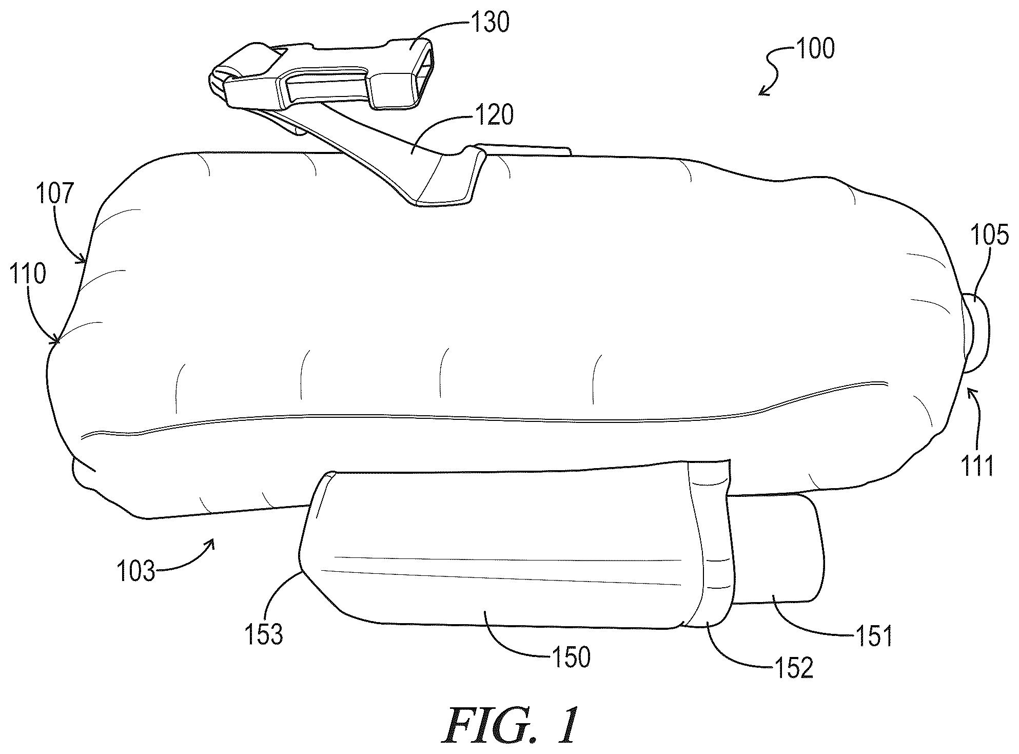 Patent US12102273 Figure 1 – Mobile hand cleaning station