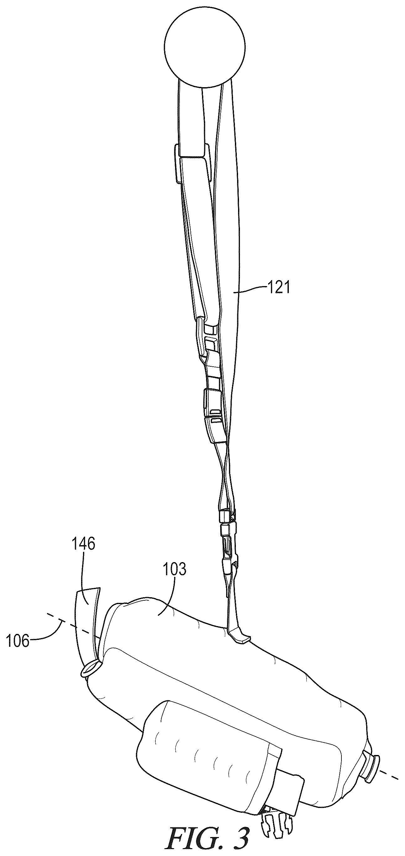 Patent US12102273 Figure 3 – Mobile hand cleaning station