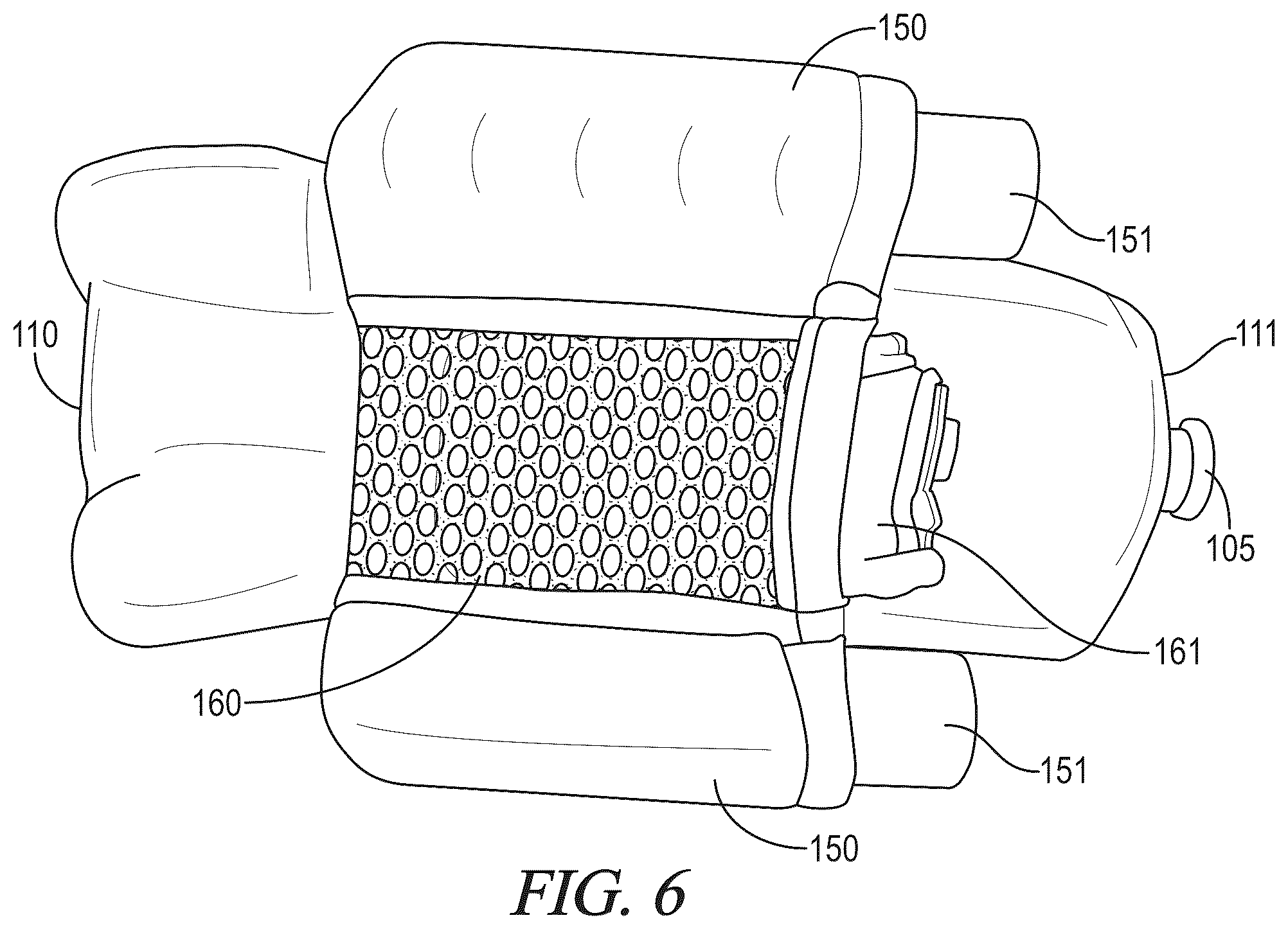Patent US12102273 Figure 6 – Mobile hand cleaning station