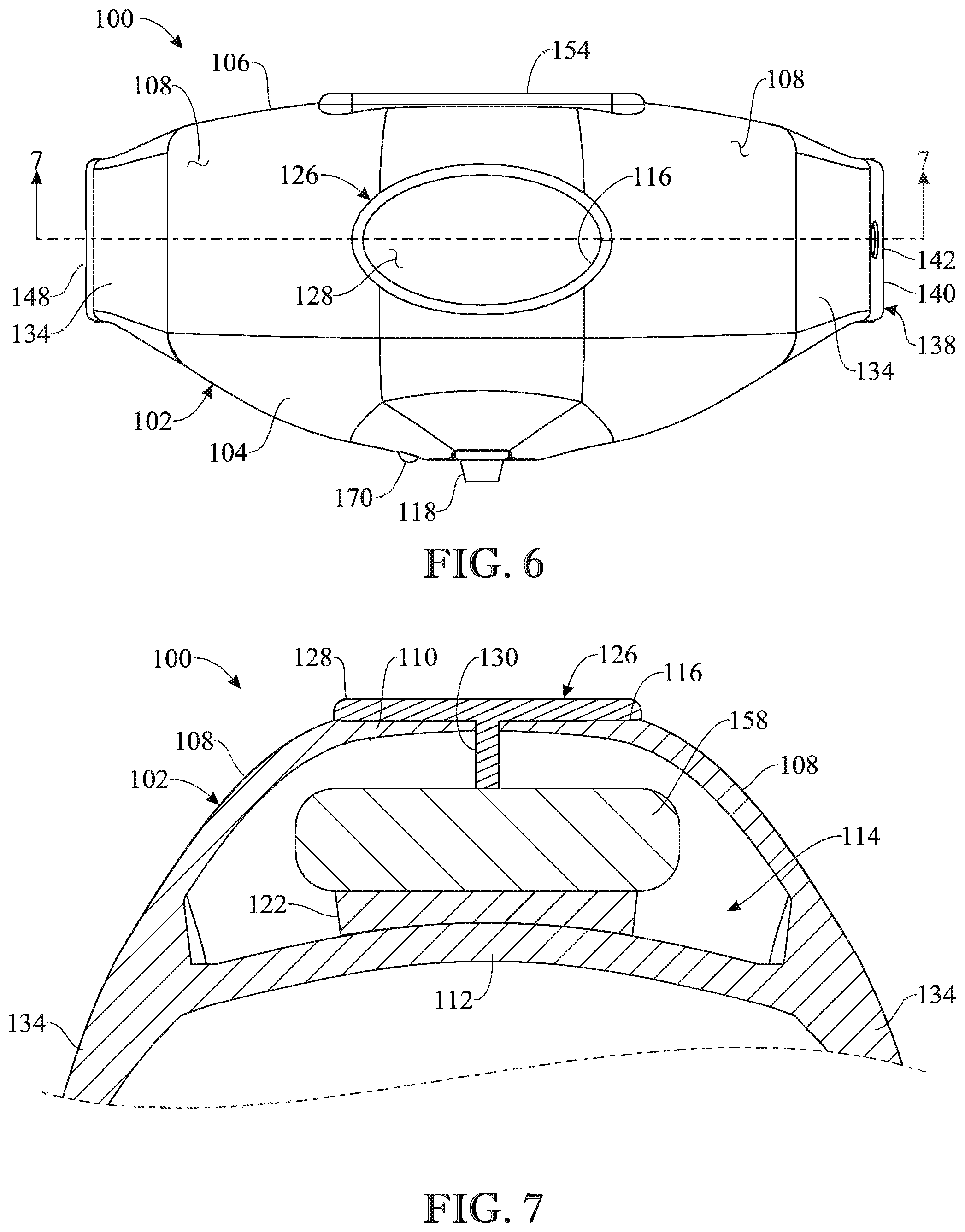 Patent US12102274 Figure 6 – Wearable hand sanitizer dispenser
