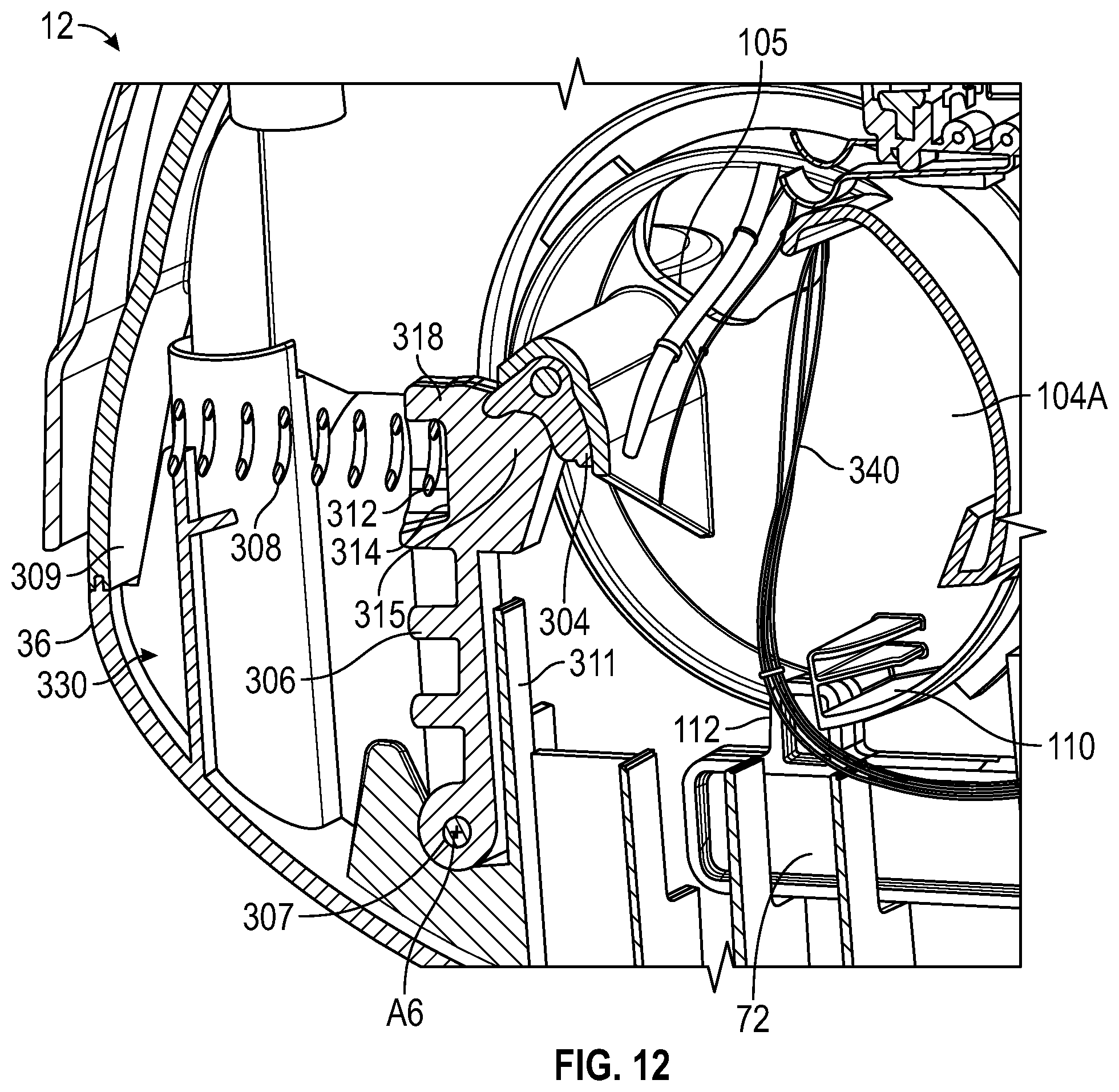 Patent US12102275 Figure 10 – Surface cleaner