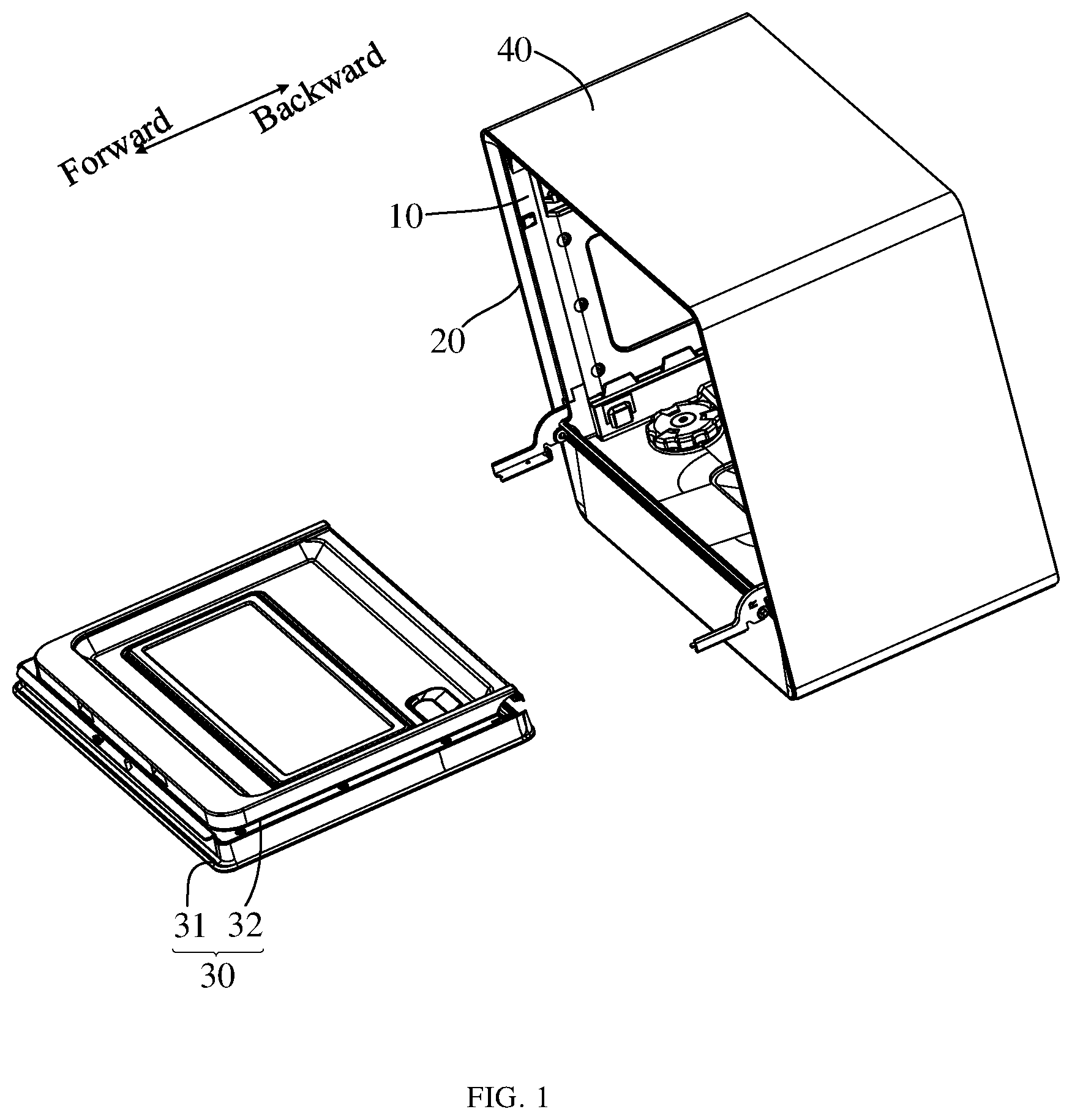 Patent US12102280 — Dishwasher — Figure 1