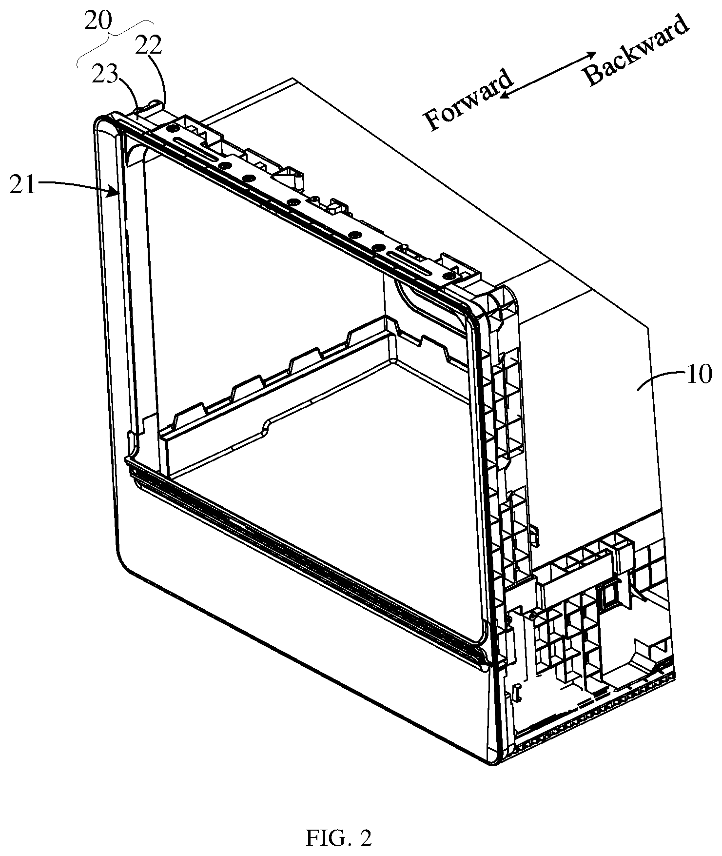 Patent US12102280 Figure 2 – Dishwasher