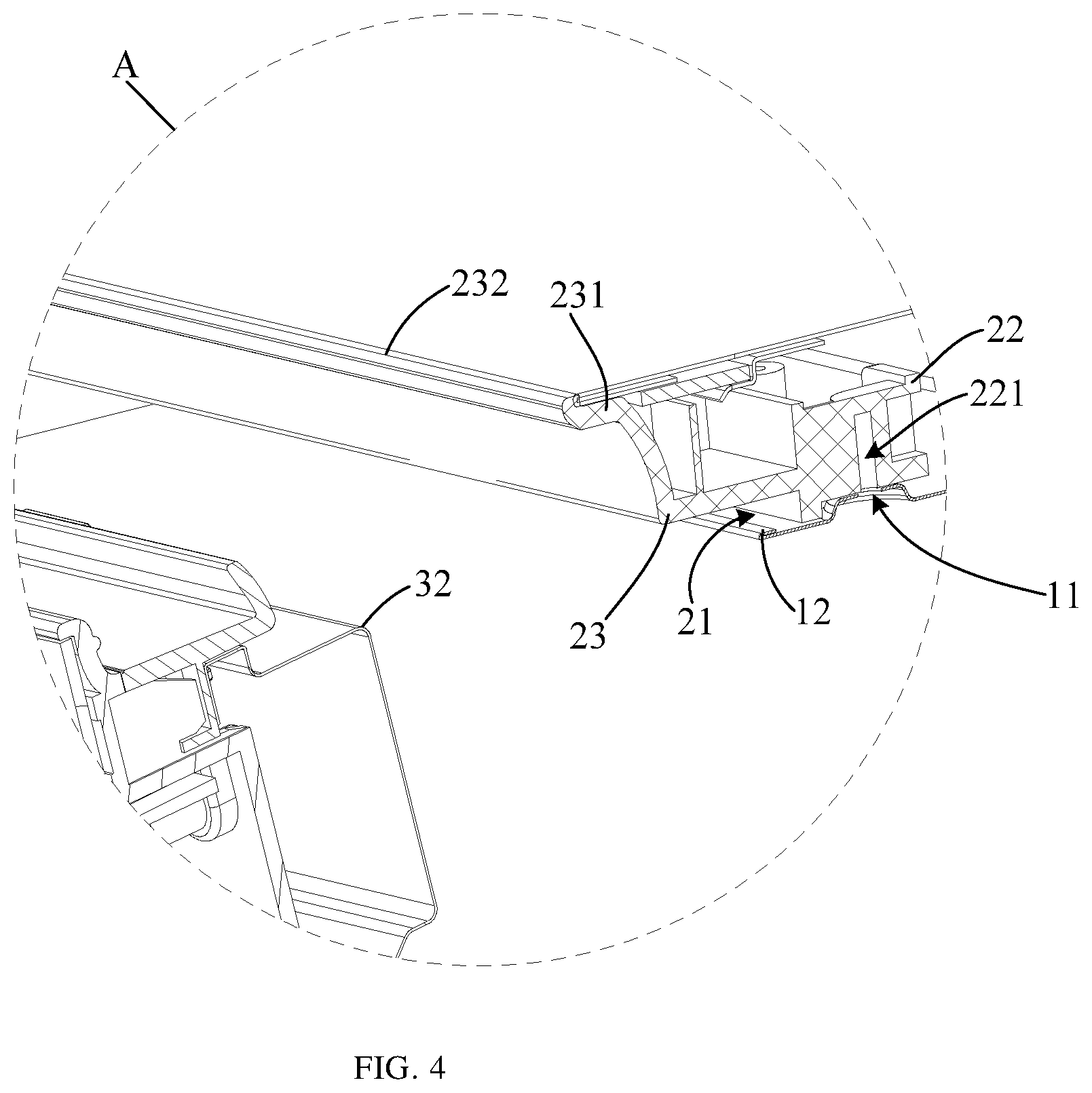 Patent US12102280 Figure 4 – Dishwasher