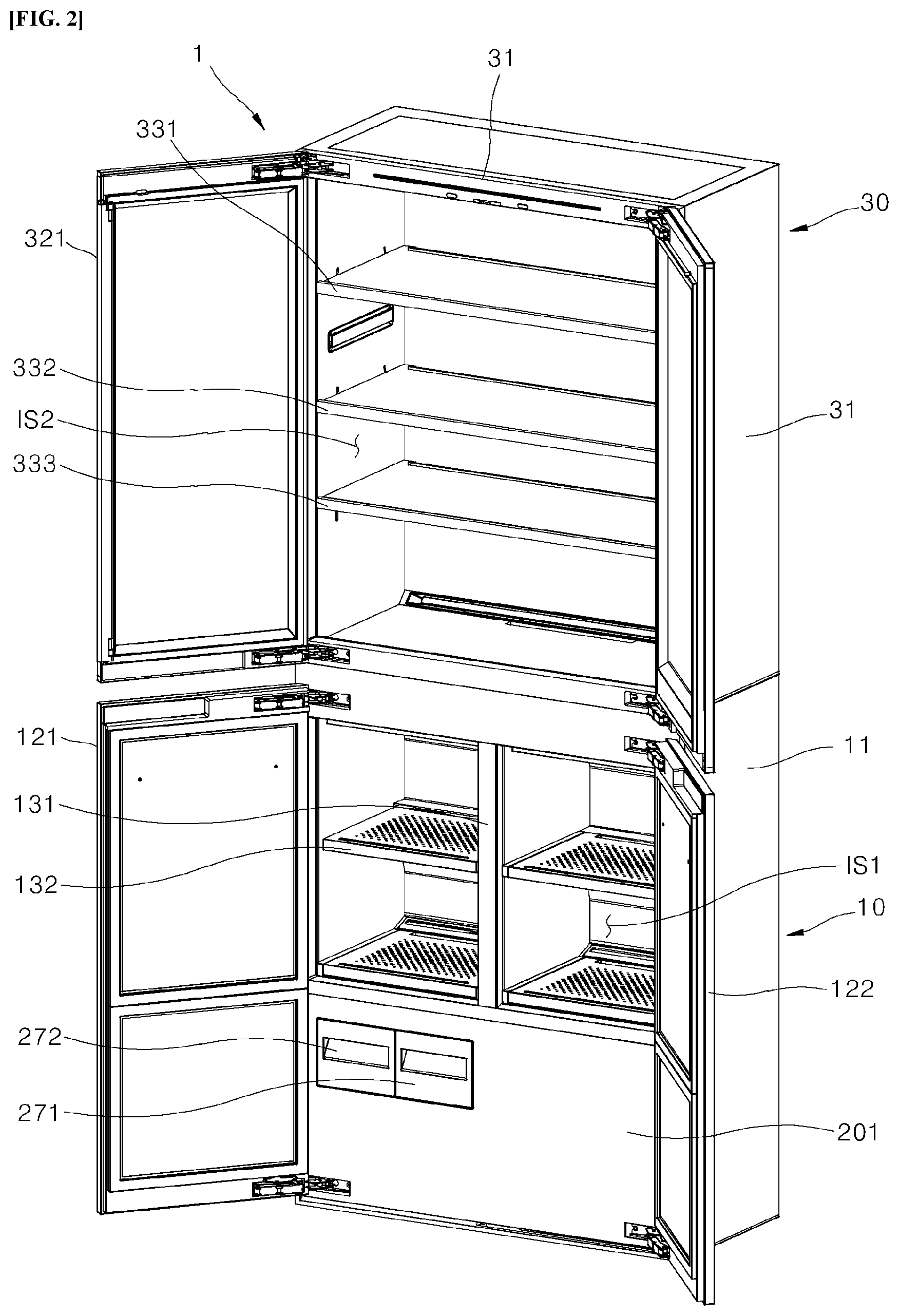 Patent US12102282 Figure 2 – Shoe management apparatus