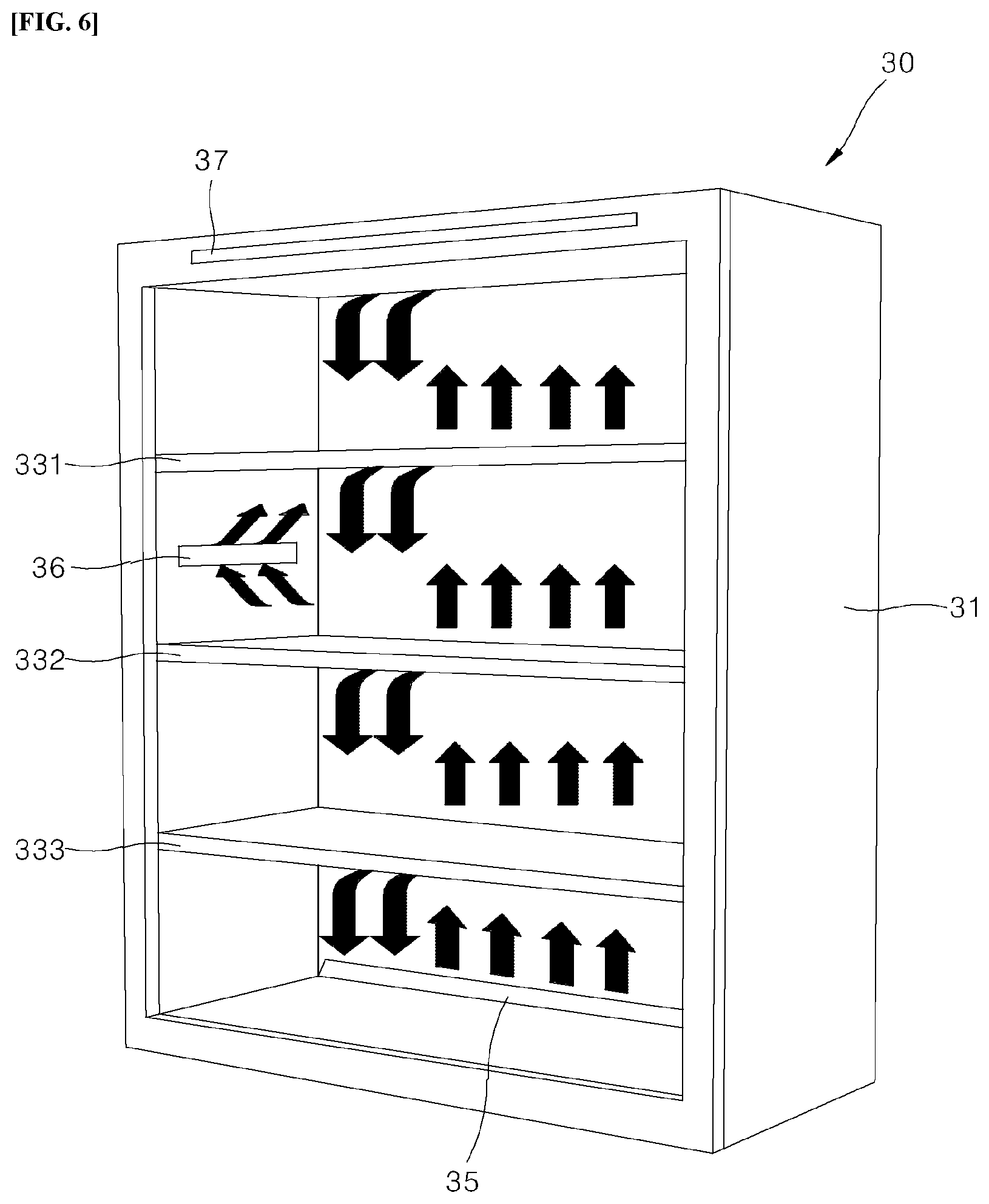 Patent US12102282 Figure 6 – Shoe management apparatus