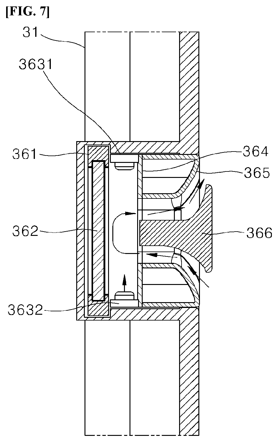 Patent US12102282 Figure 7 – Shoe management apparatus