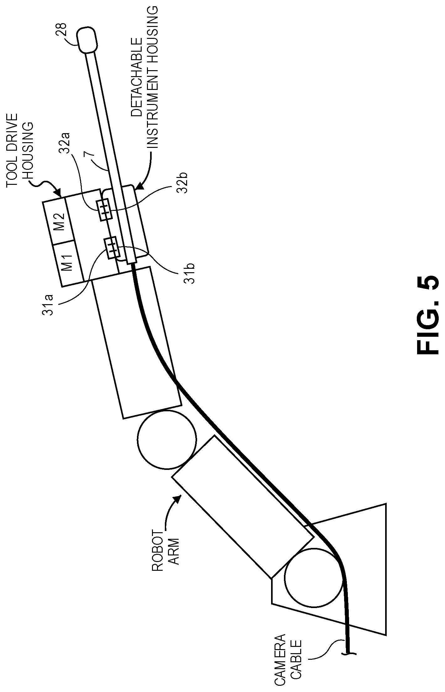 Patent US12102285 Figure 5 – Surgical robotic tool multi-motor actuator and controller