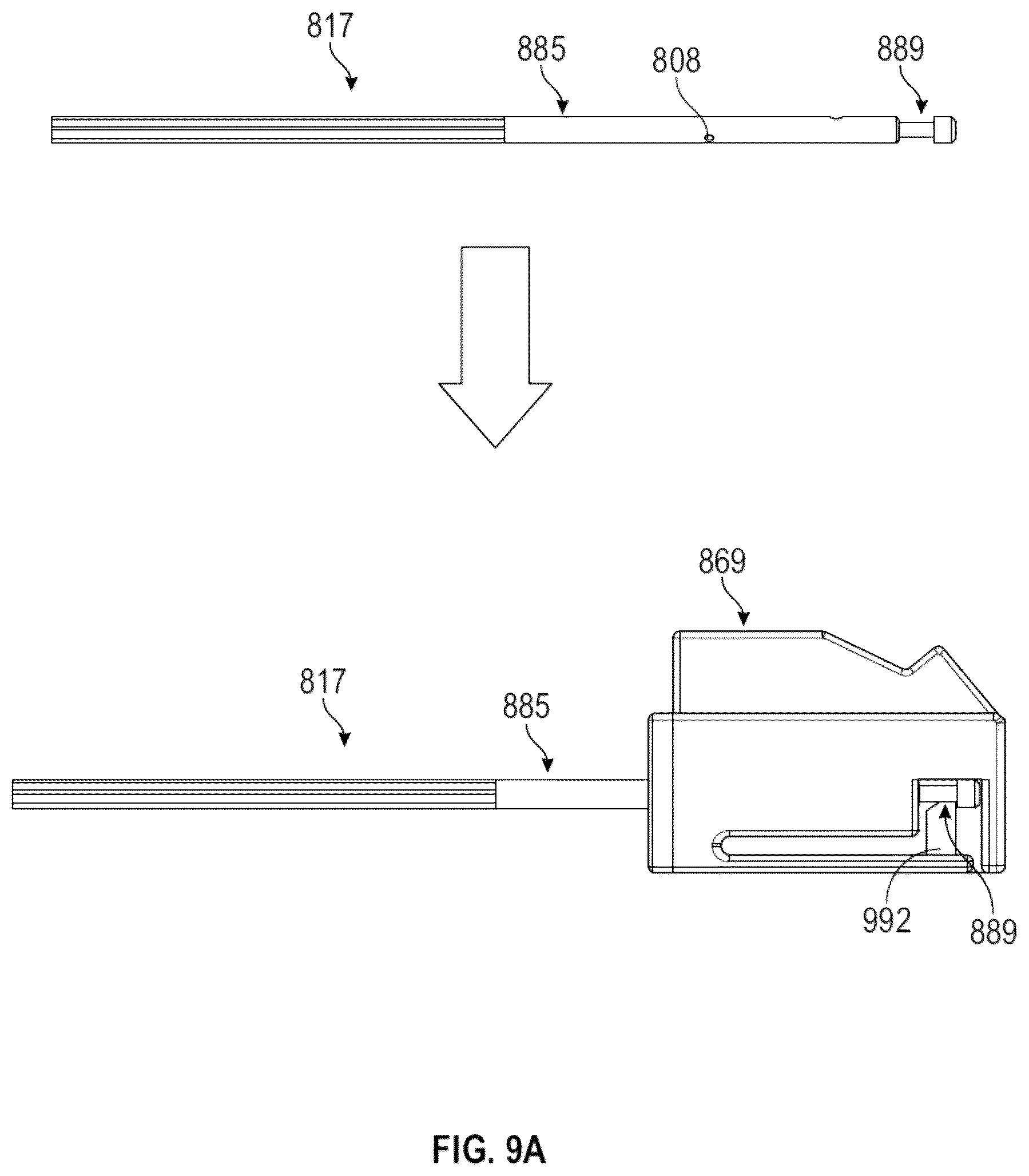 Patent US12102289 Figure 8 – Methods of attaching a rigidizing sheath to an endoscope