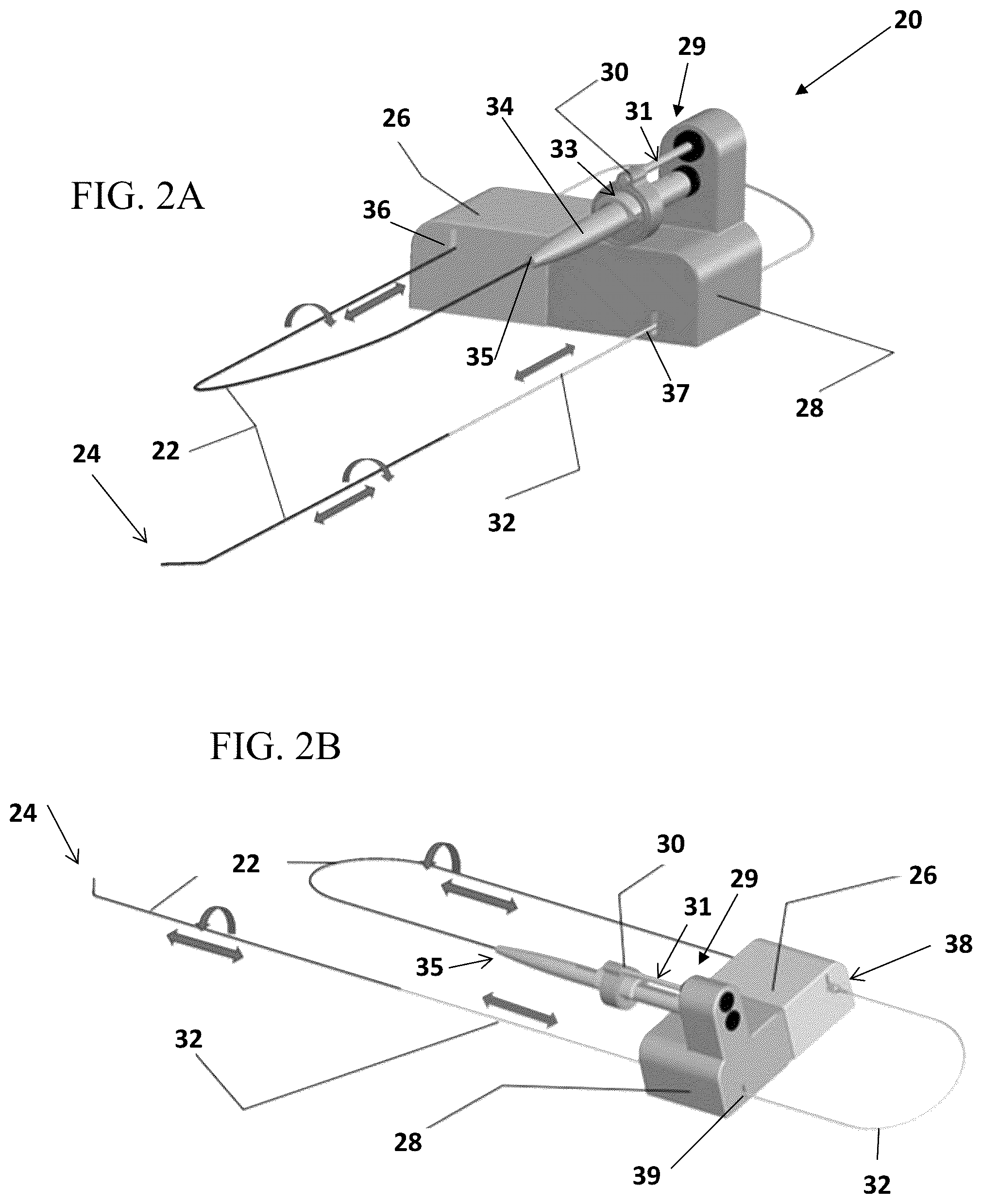 Patent US12102290 Figure 2 – Device for automatically inserting and manipulating a medical tool into and within a bodily lumen