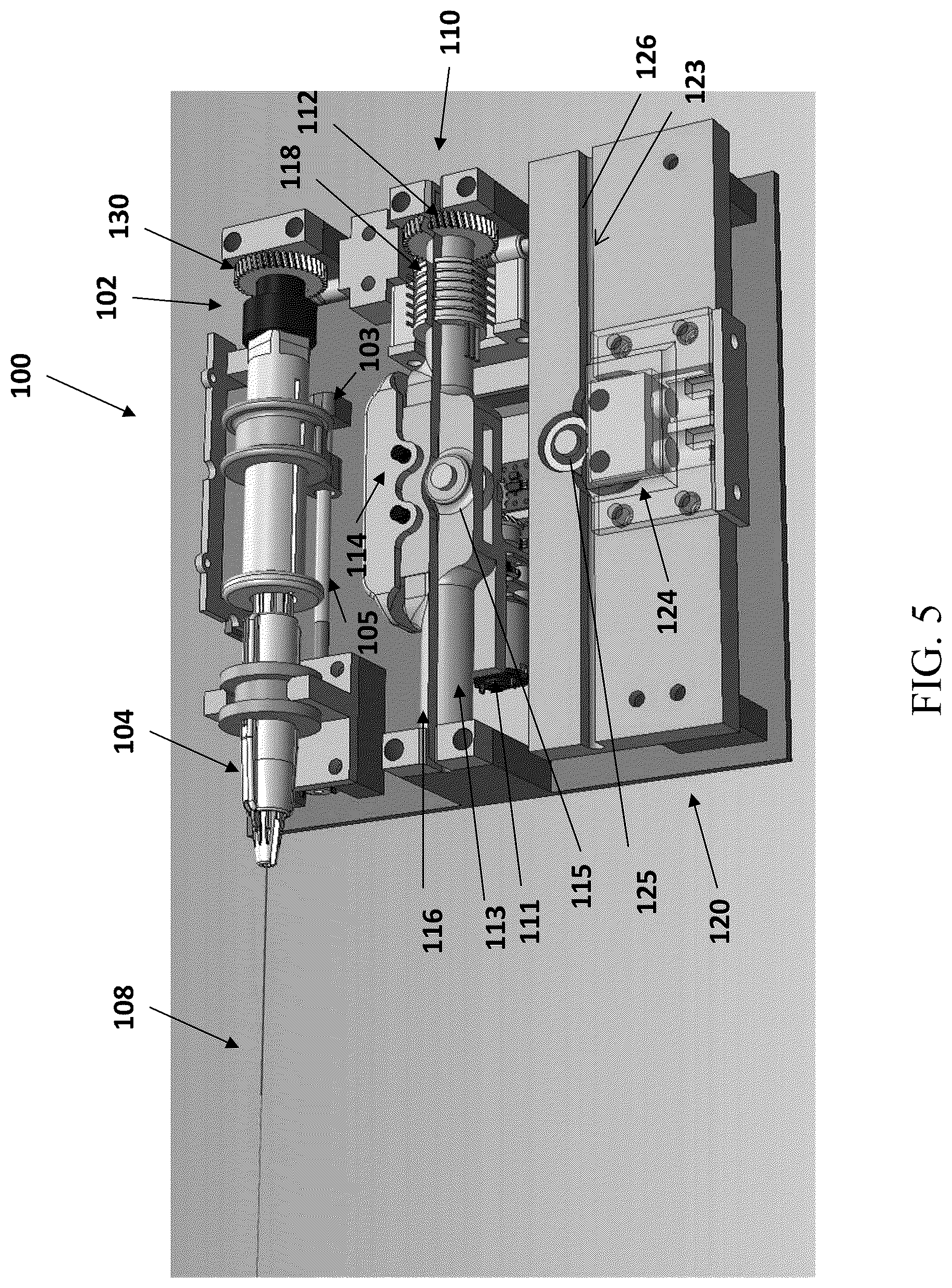 Patent US12102290 Figure 5 – Device for automatically inserting and manipulating a medical tool into and within a bodily lumen