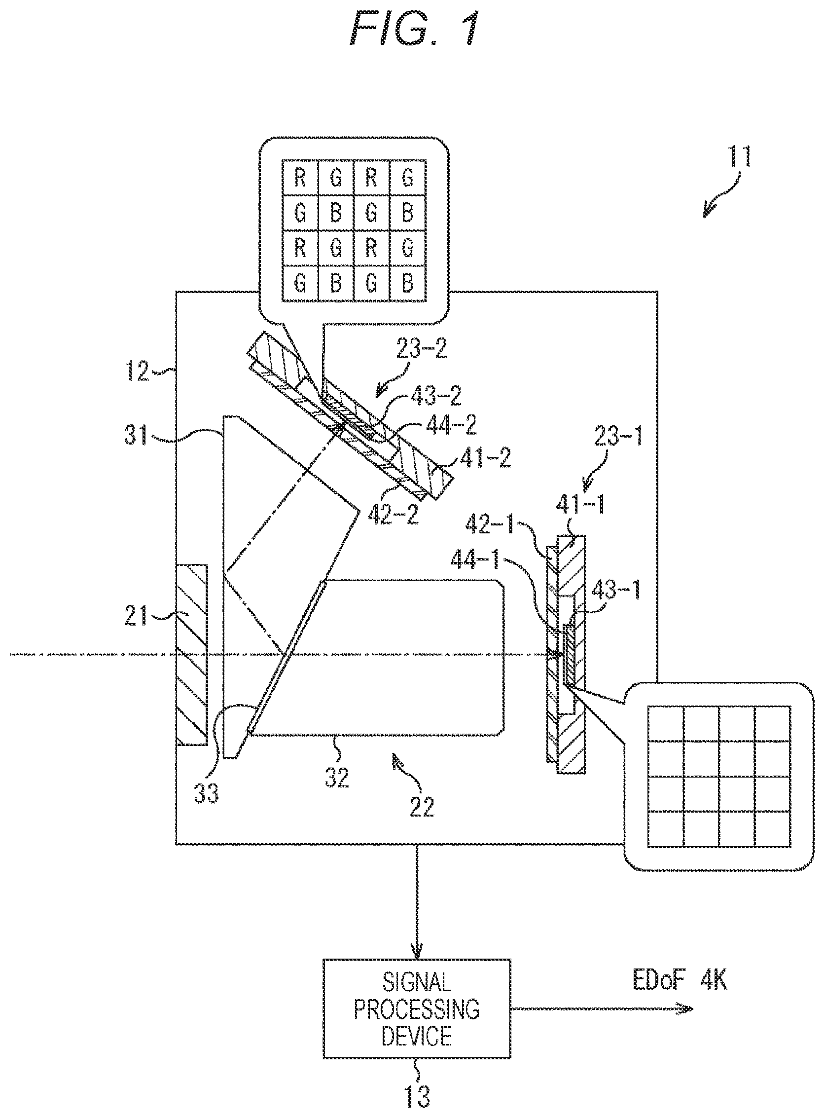 Patent US12102296 Figure 1 – Medical imaging system, medical imaging device, and operation method