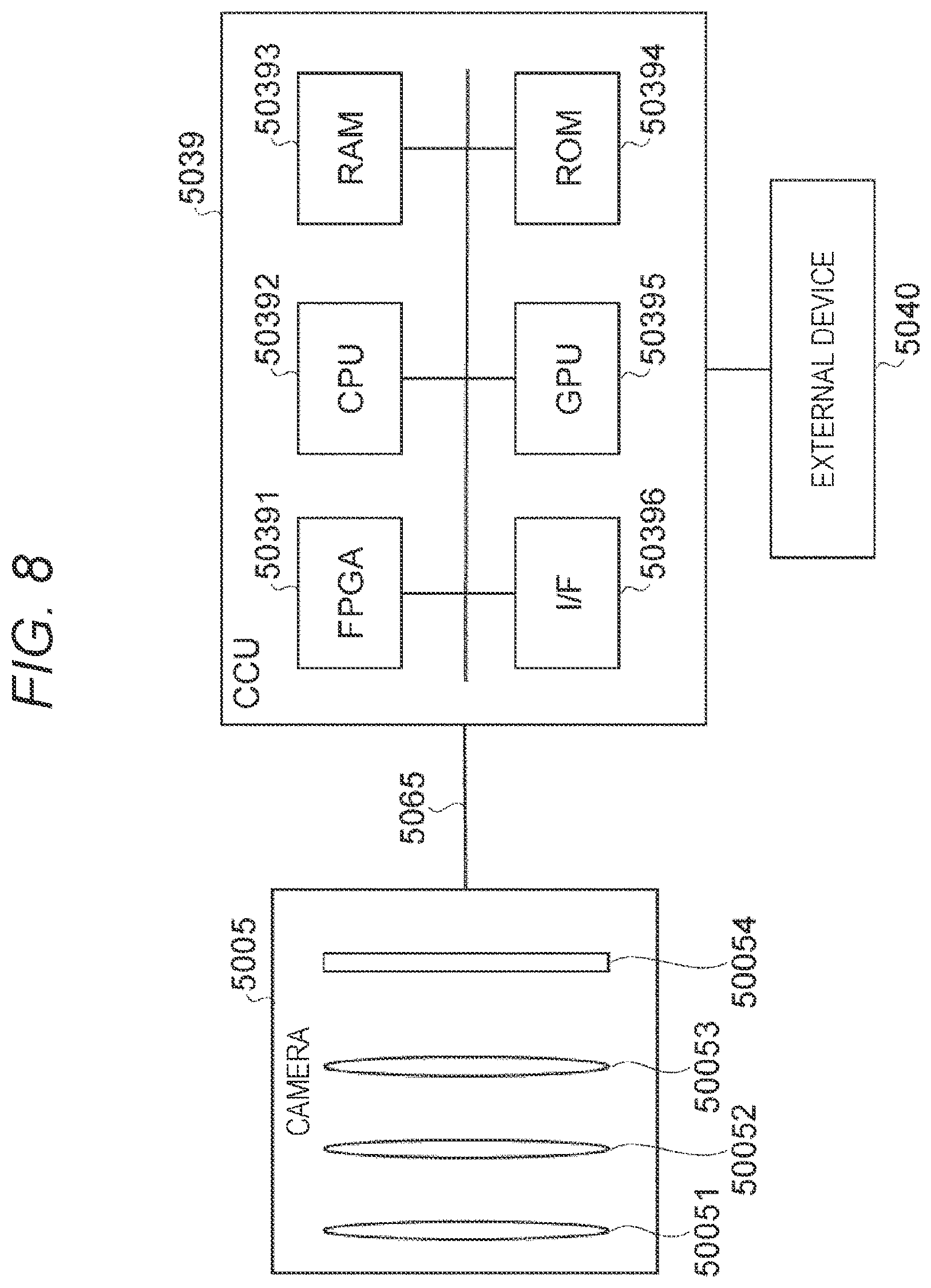 Patent US12102296 Figure 7 – Medical imaging system, medical imaging device, and operation method