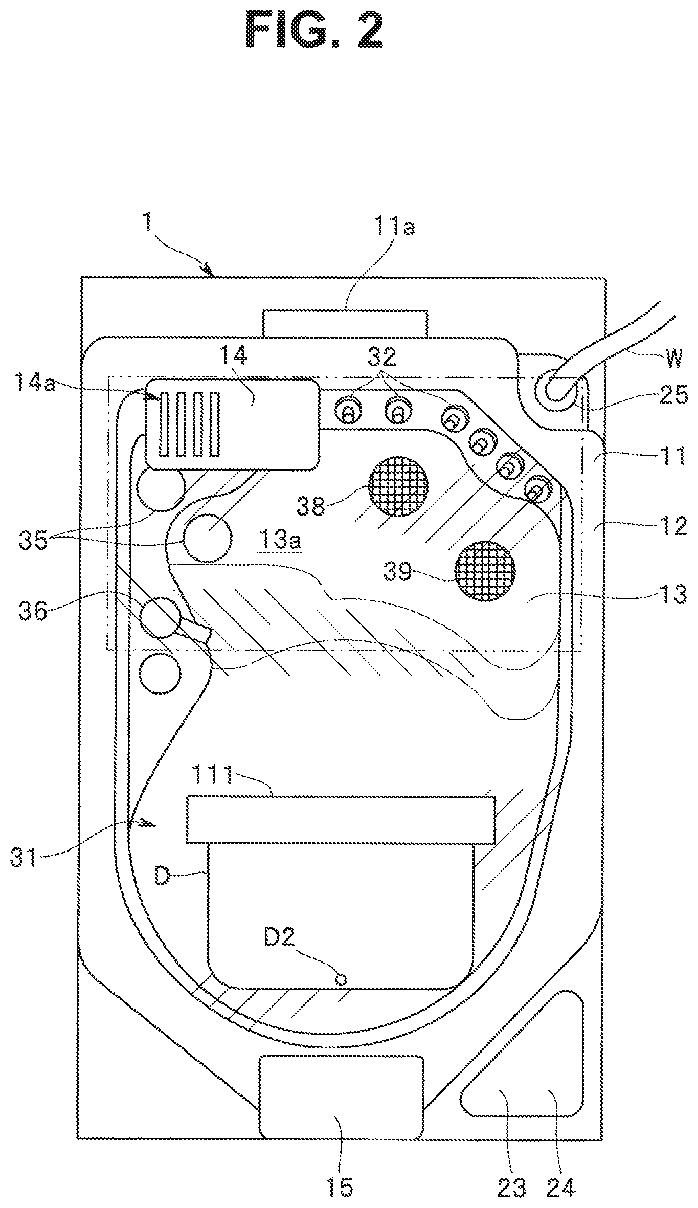 Patent US12102299 Figure 2 – Endoscope reprocessor