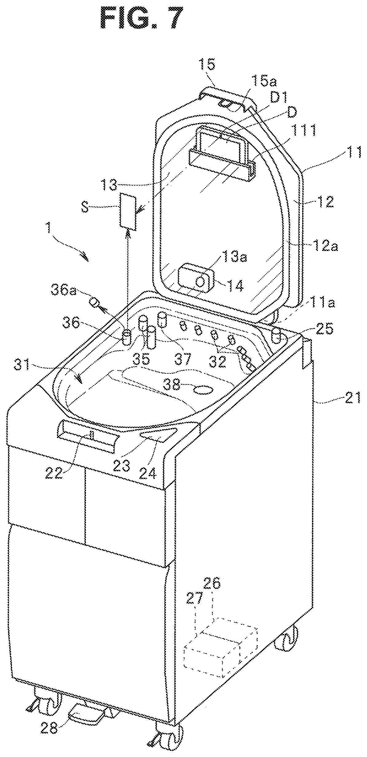 Patent US12102299 Figure 6 – Endoscope reprocessor