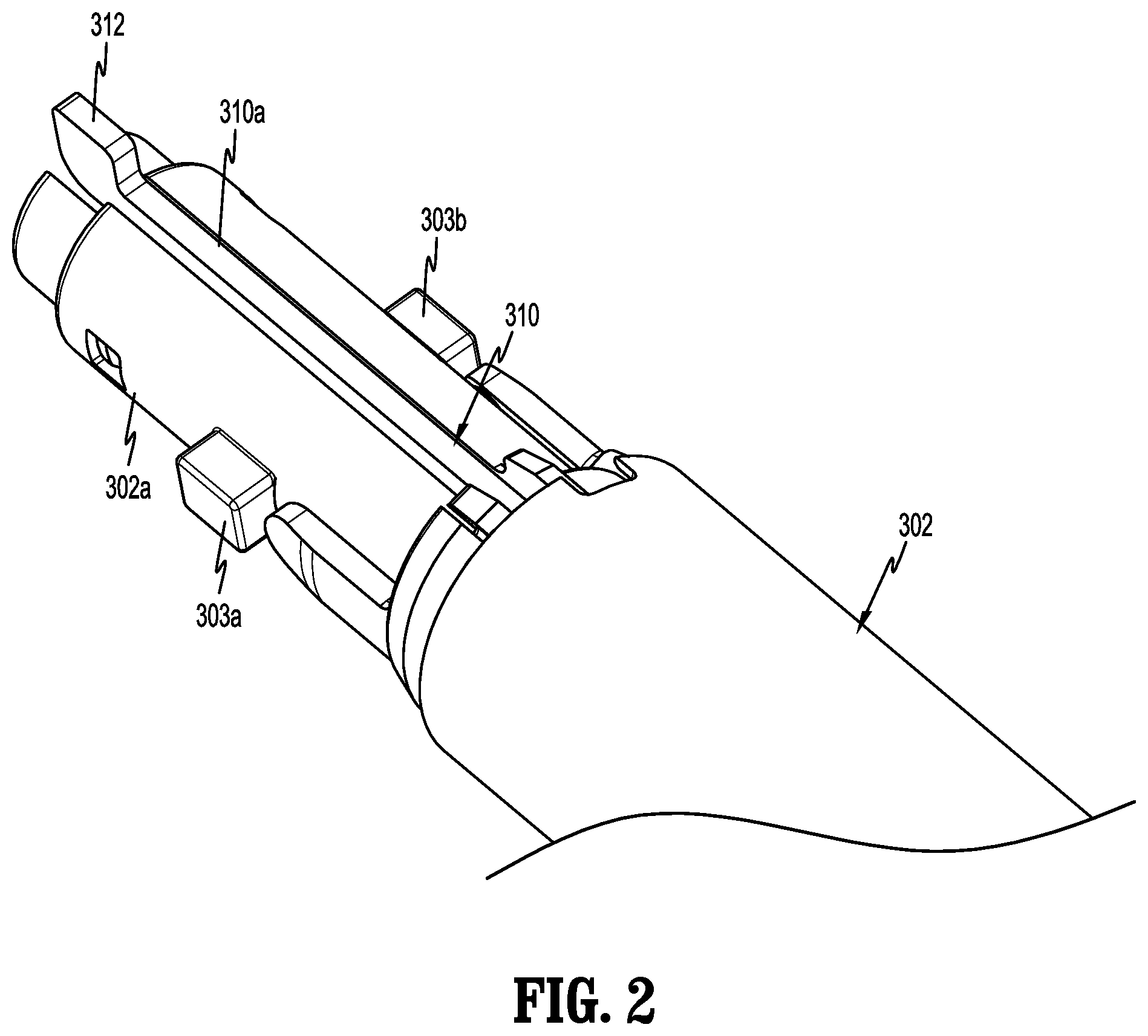Patent US12102305 Figure 2 – Adapter assemblies and surgical loading units