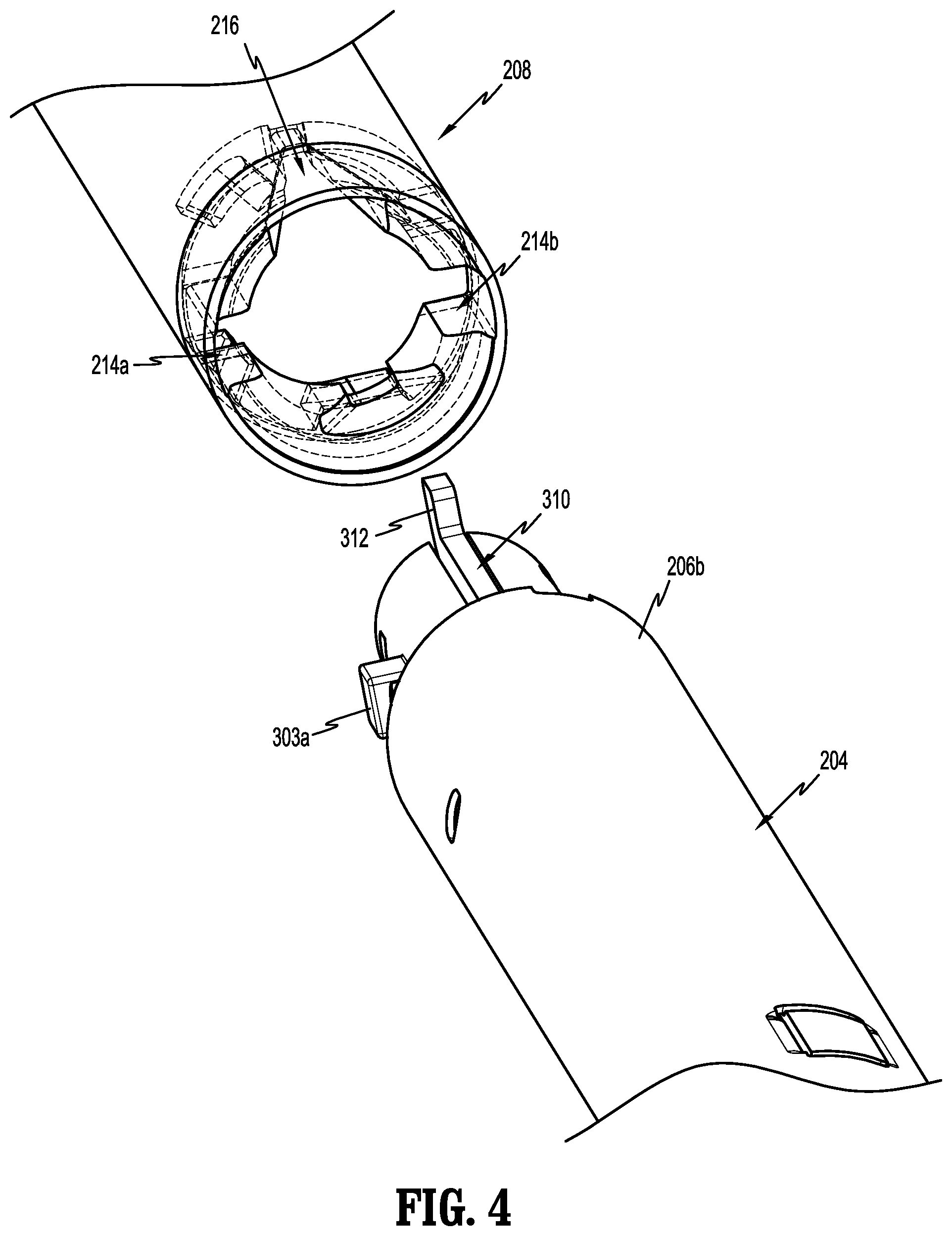 Patent US12102305 Figure 4 – Adapter assemblies and surgical loading units