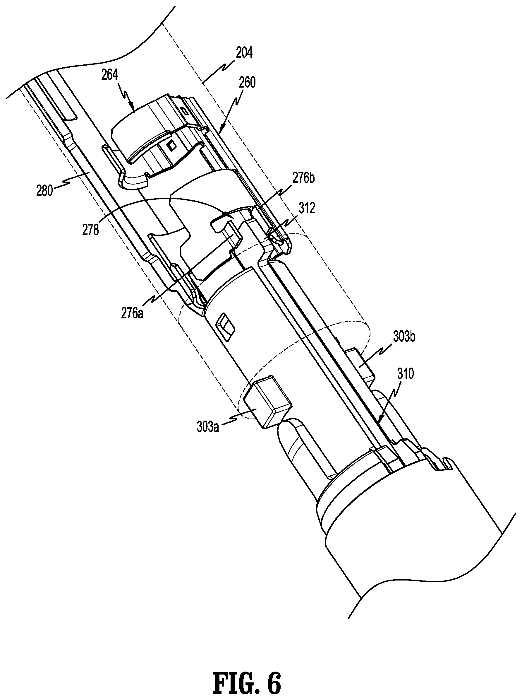 Patent US12102305 Figure 6 – Adapter assemblies and surgical loading units