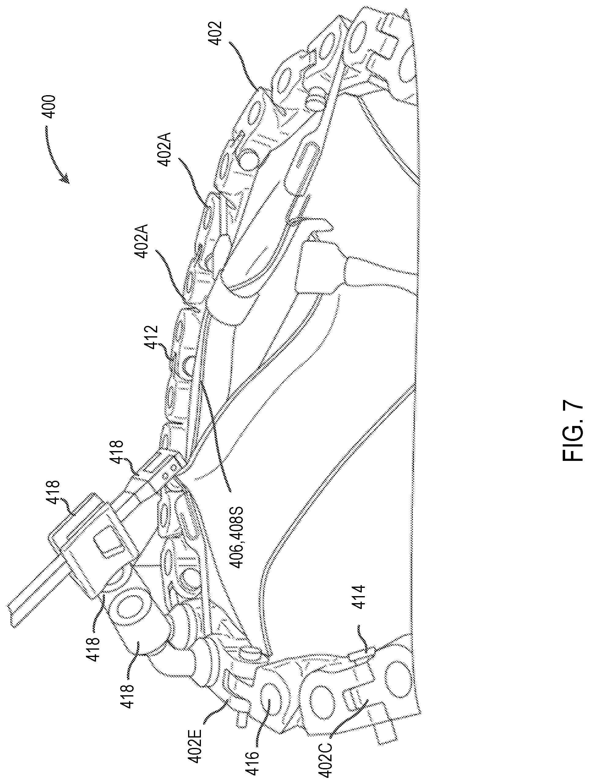 Patent US12102314 Figure 14 – Systems and methods including an adjustable retractor frame