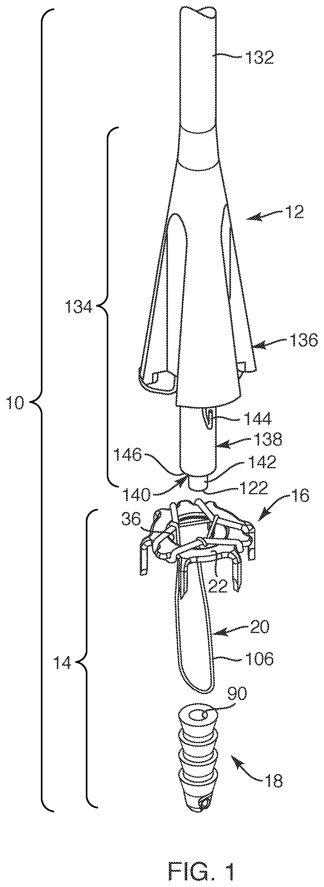 Patent US12102317 Figure 1 – Devices, systems, and methods for repairing soft tissue and attaching soft tissue to bone