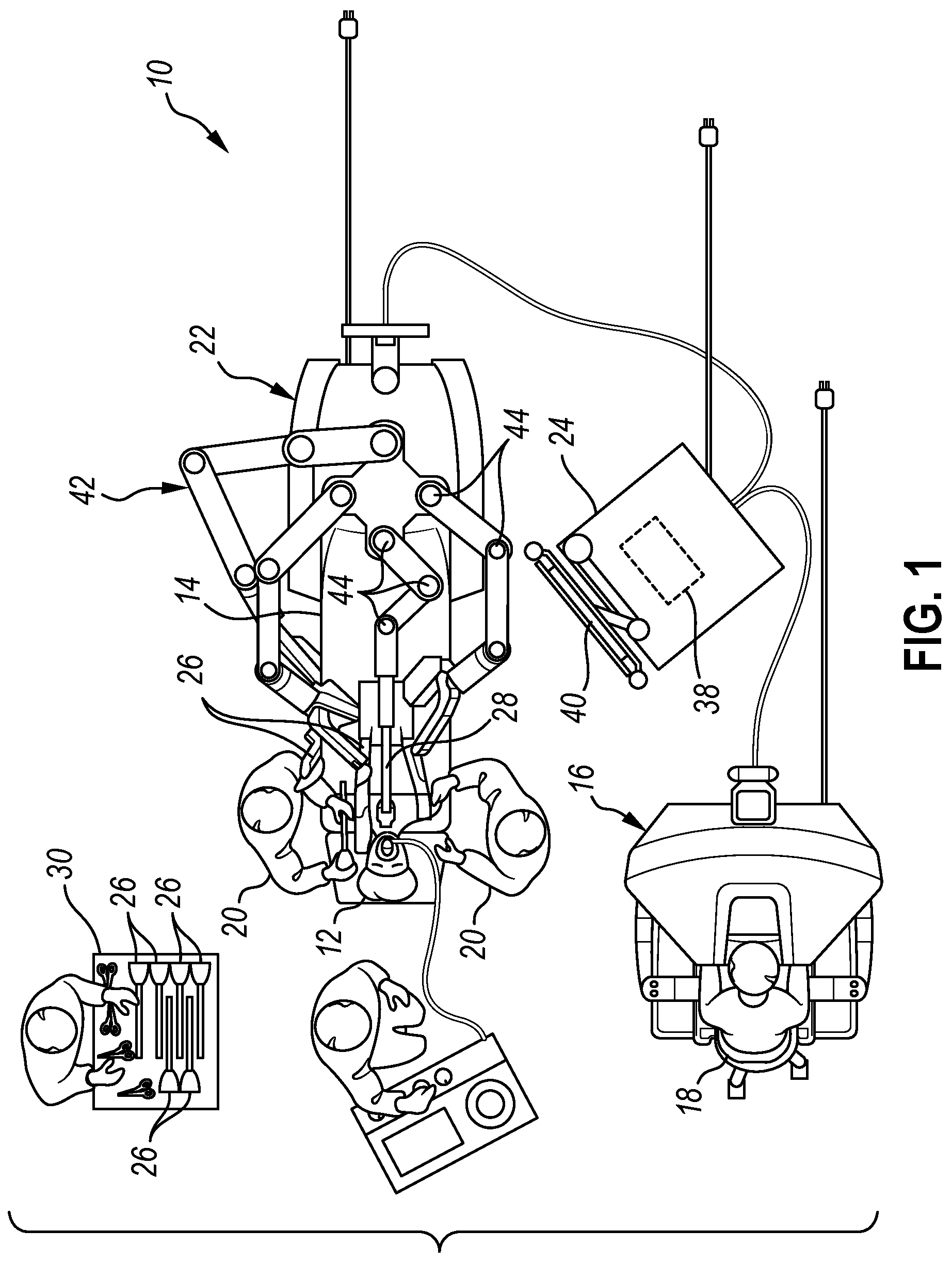 Patent US12102321 Figure 1 – Methods of operating a robotic surgical stapler