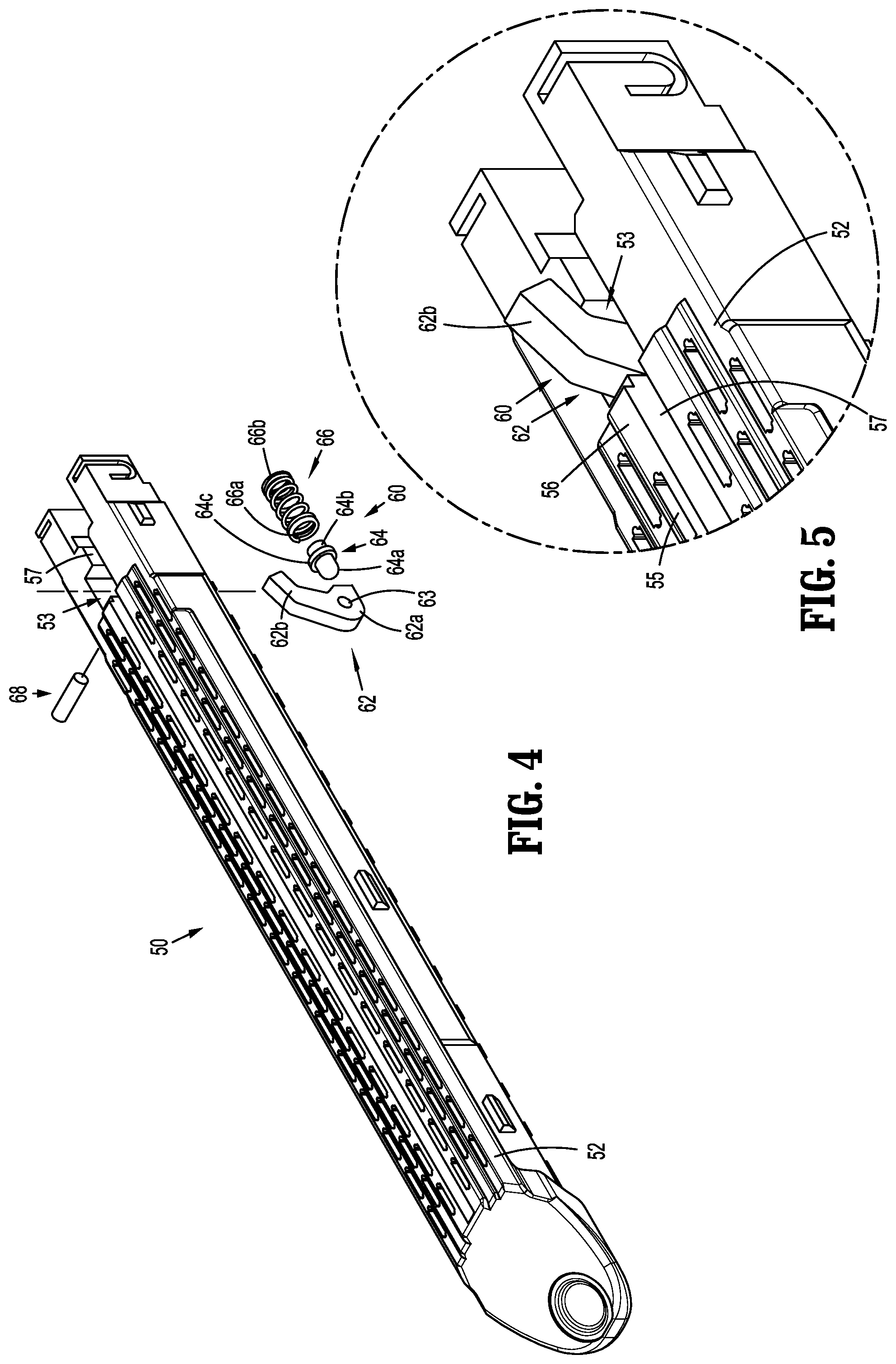 Patent US12102322 Figure 4 – Buttress attachment for surgical stapling apparatus