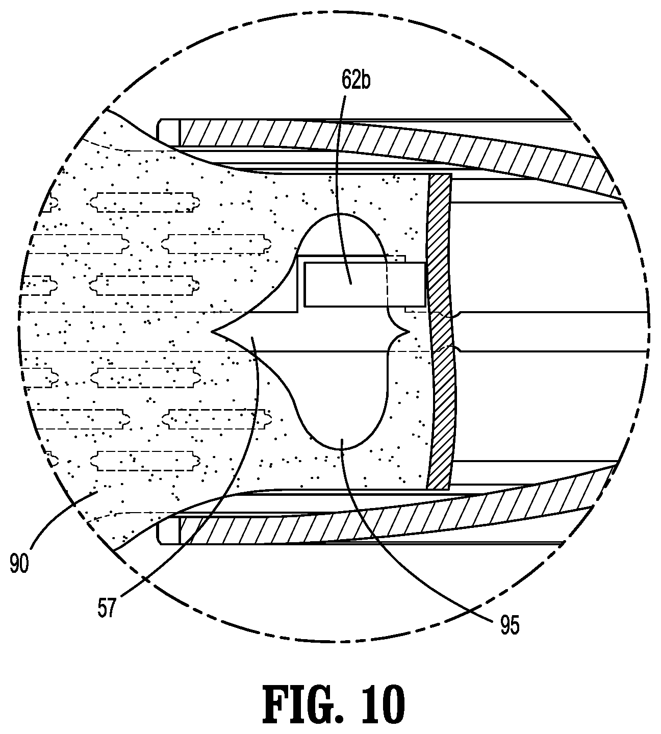 Patent US12102322 Figure 7 – Buttress attachment for surgical stapling apparatus