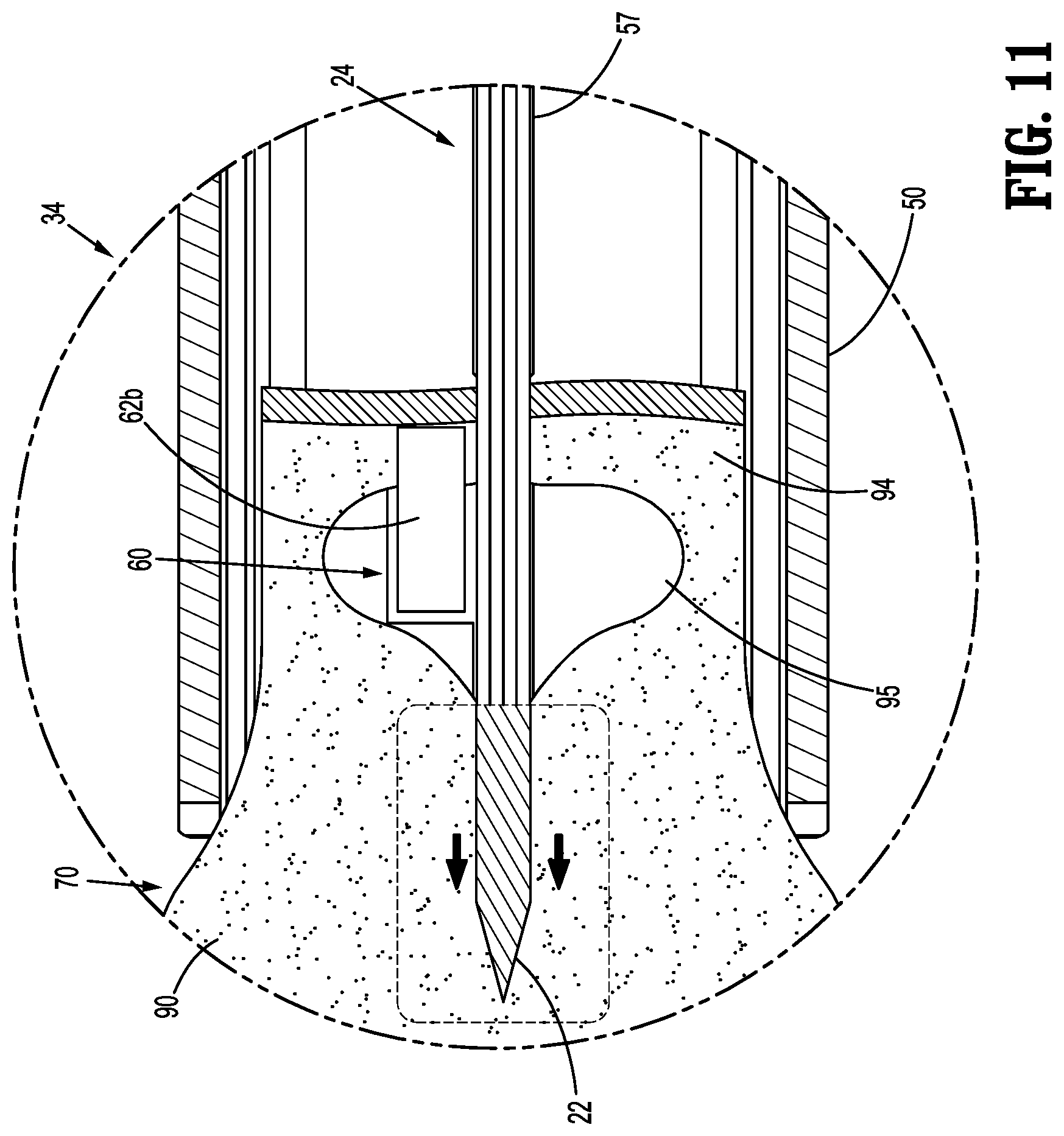 Patent US12102322 Figure 8 – Buttress attachment for surgical stapling apparatus