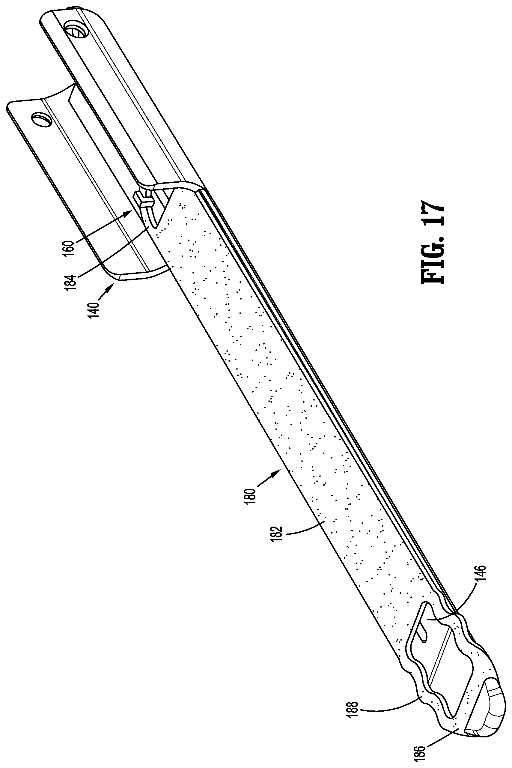 Patent US12102322 Figure 12 – Buttress attachment for surgical stapling apparatus