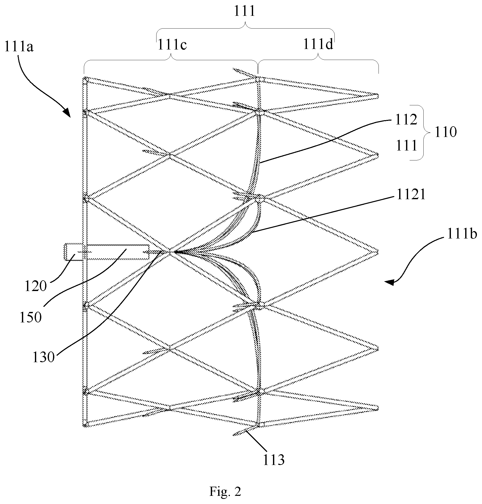 Patent US12102328 Figure 2 – Left atrial appendage occluder and left atrial appendage occlusion system