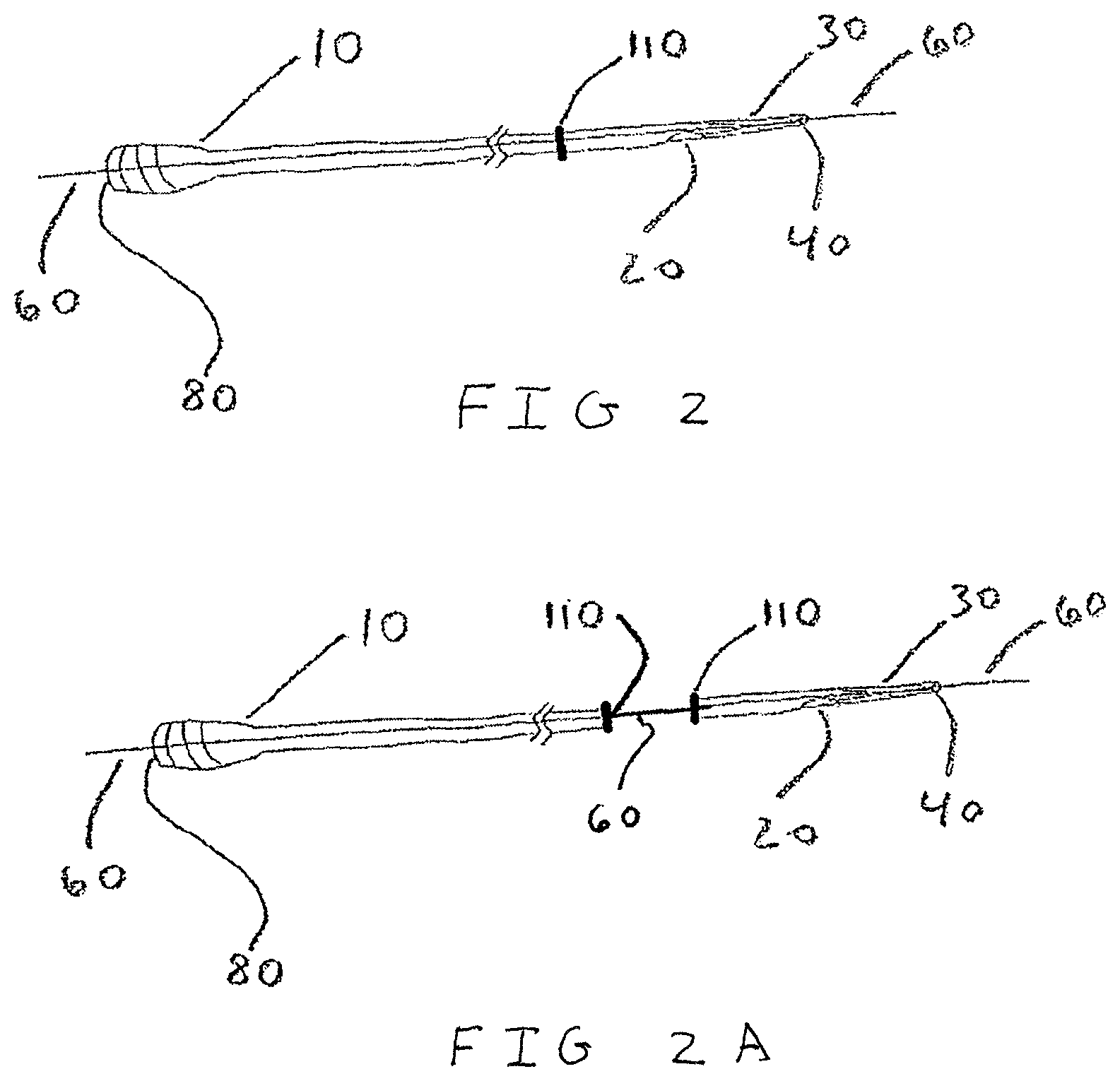Patent US12102331 Figure 2 – Single lumen microcatheter for executing plugs near distal terminus of lumen
