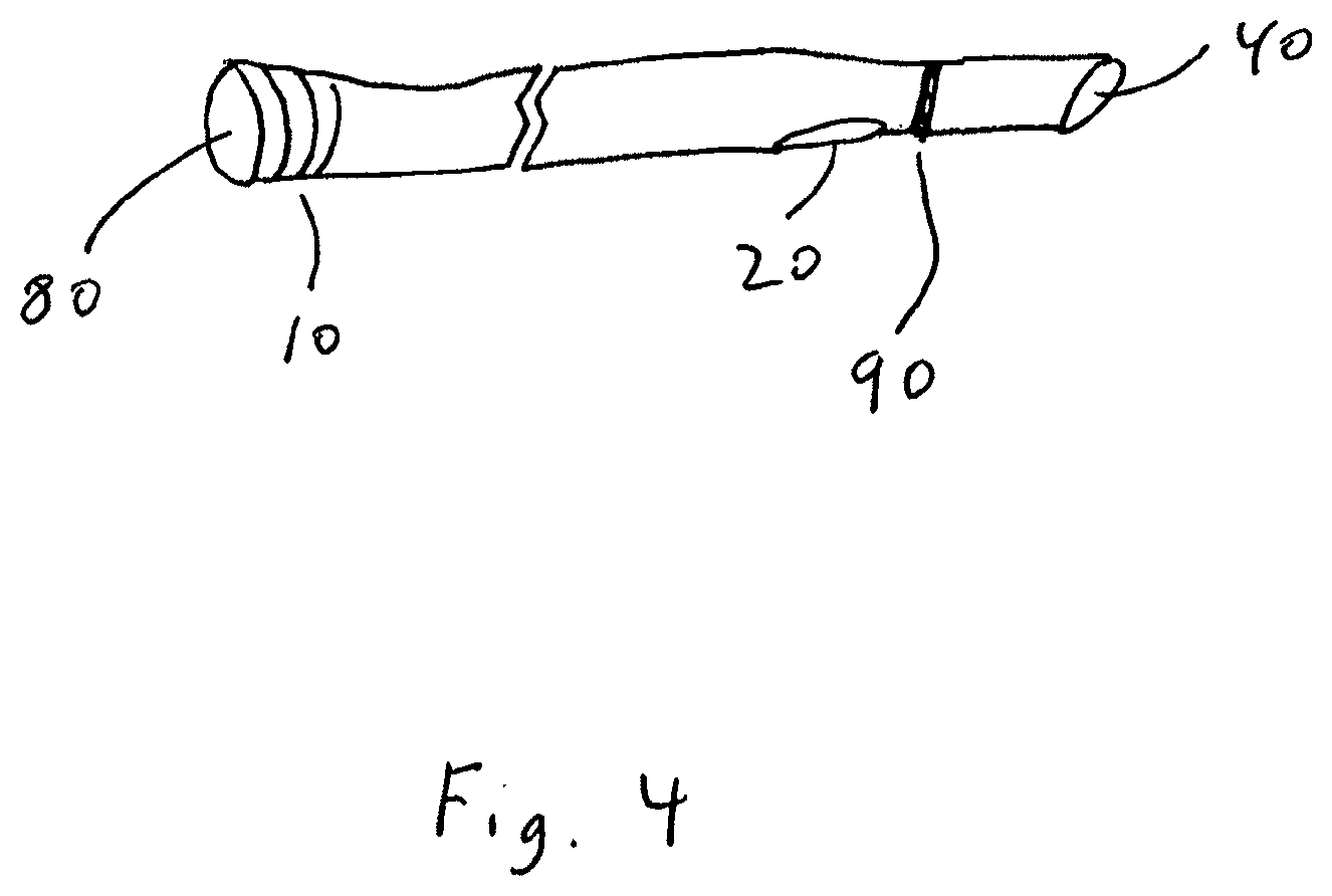 Patent US12102331 Figure 4 – Single lumen microcatheter for executing plugs near distal terminus of lumen