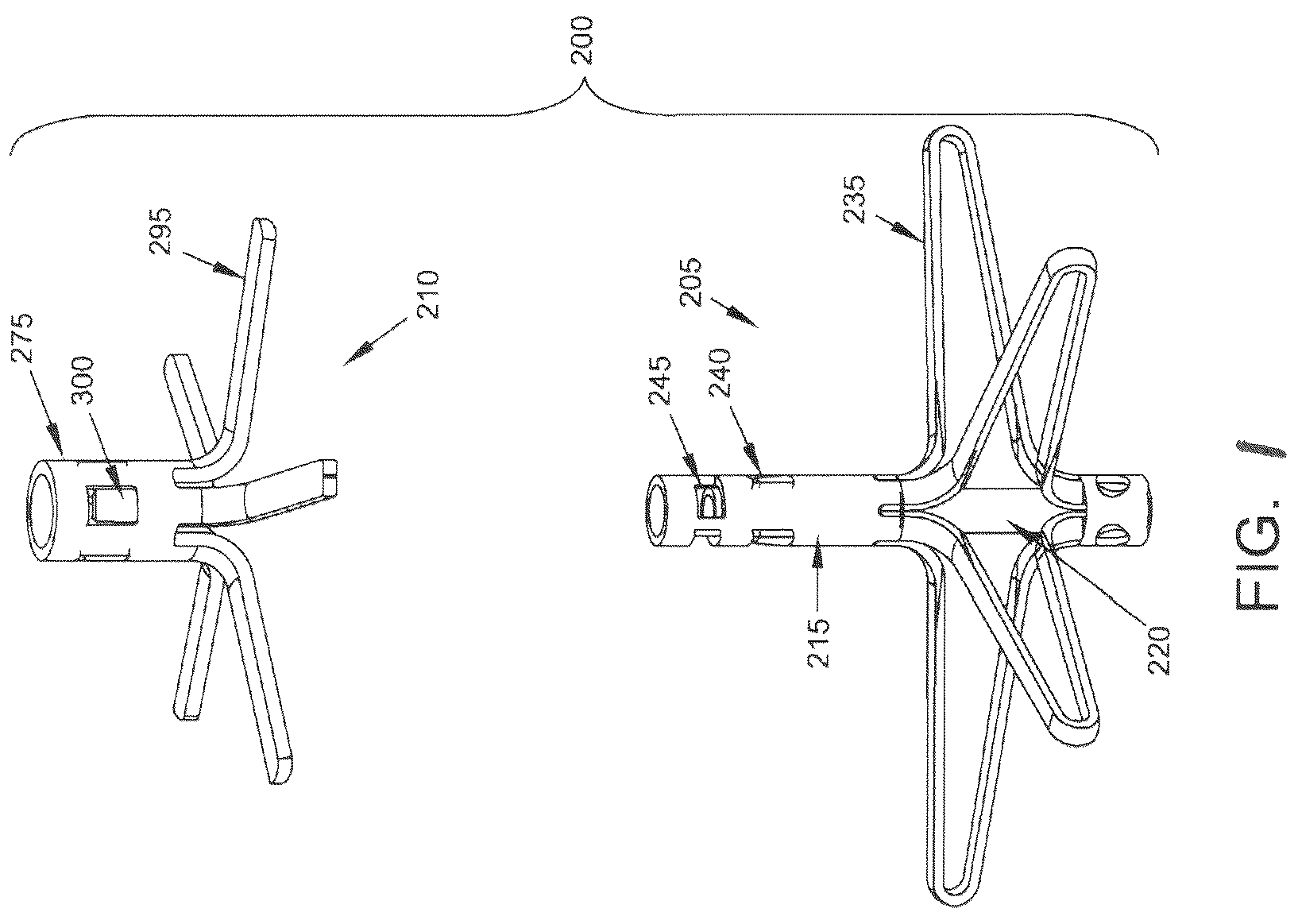 Patent US12102332 Figure 1 – Methods and apparatus for clamping tissue and occluding tubular anatomical structures