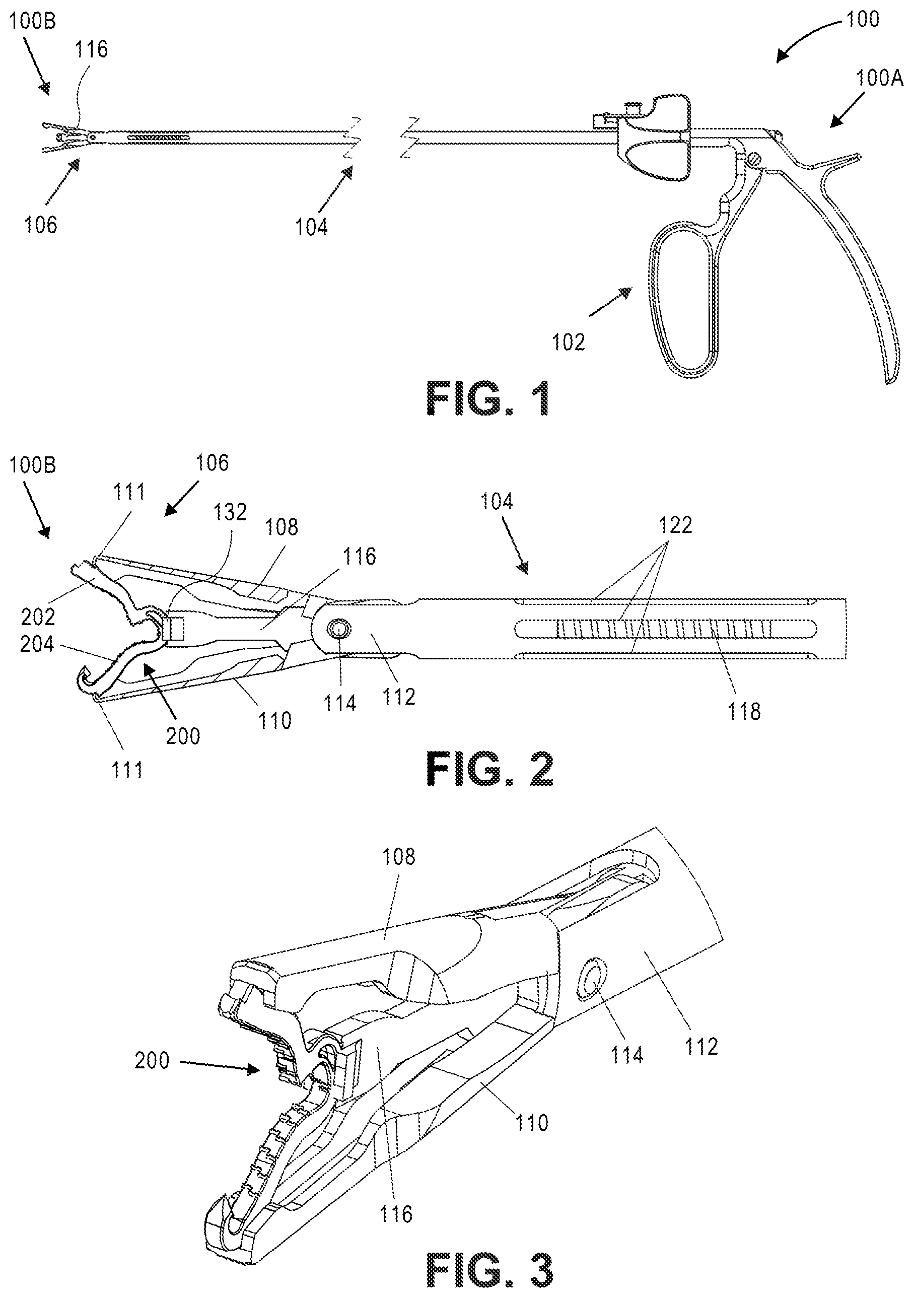 Patent US12102334 — Clip applier with stabilizing member — Figure 1