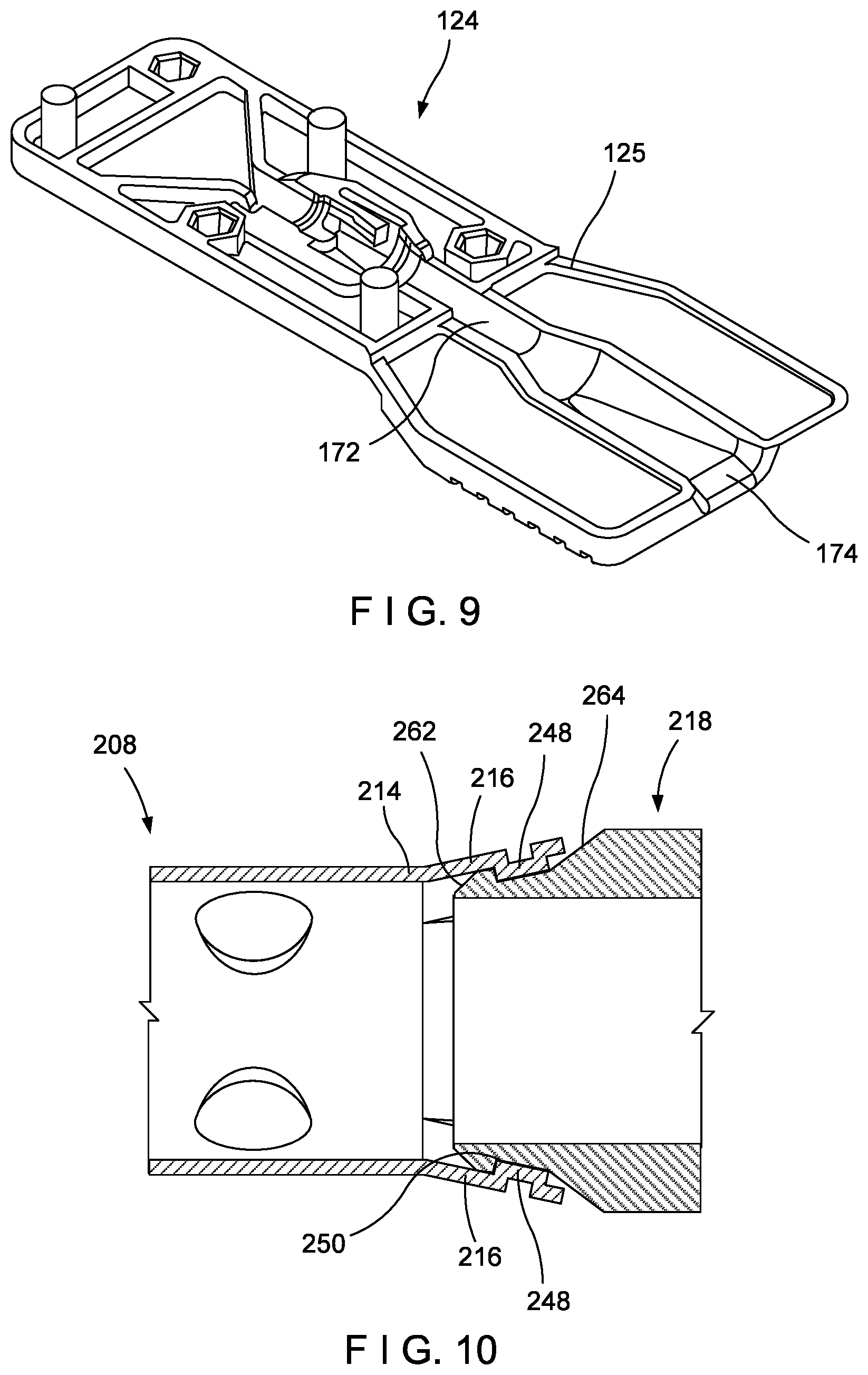 Patent US12102335 Figure 5 – Reloadable clip with a flaring capsule deformation