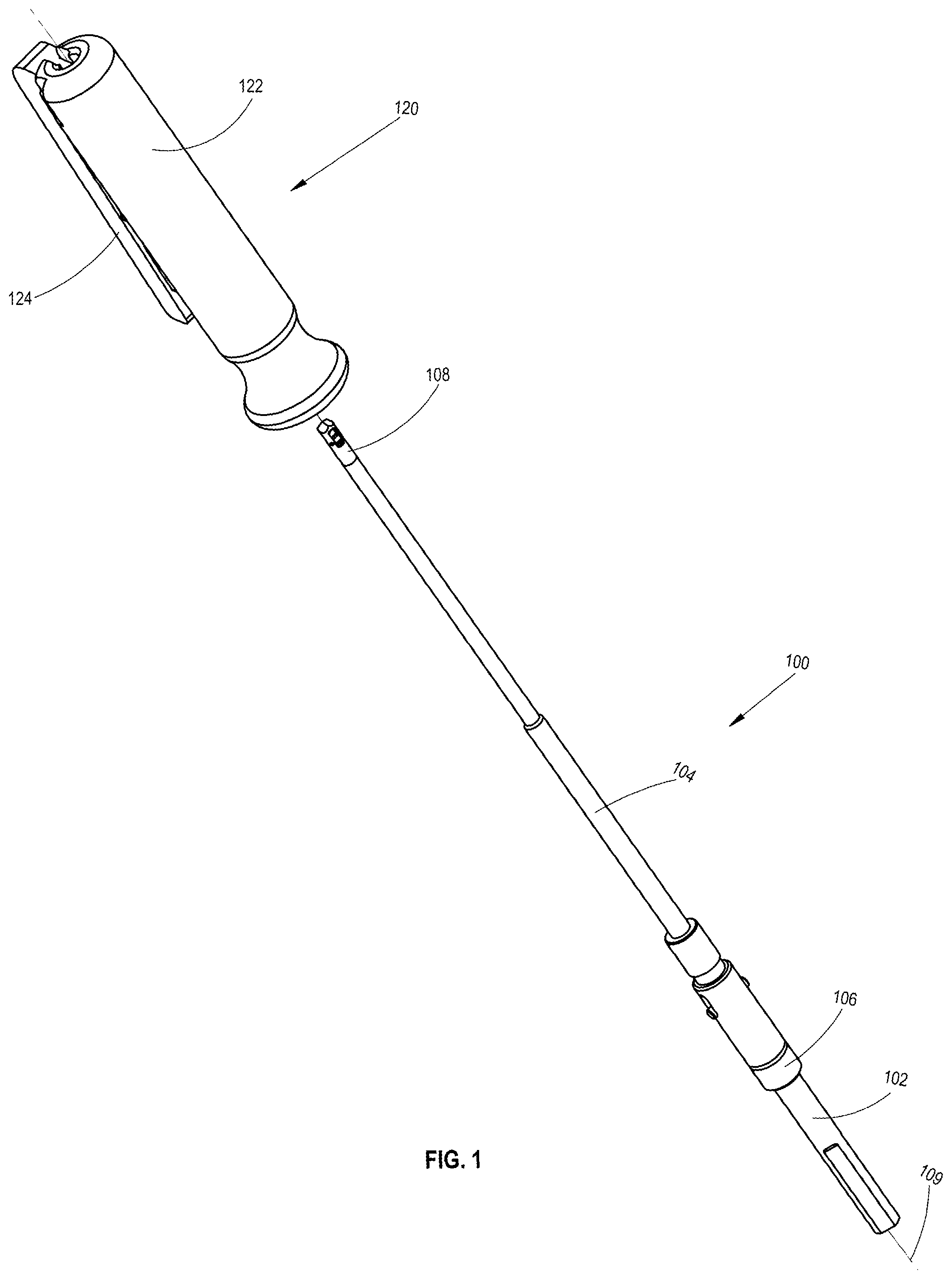Patent US12102337 Figure 1 – Bone material removal device and a method for use thereof