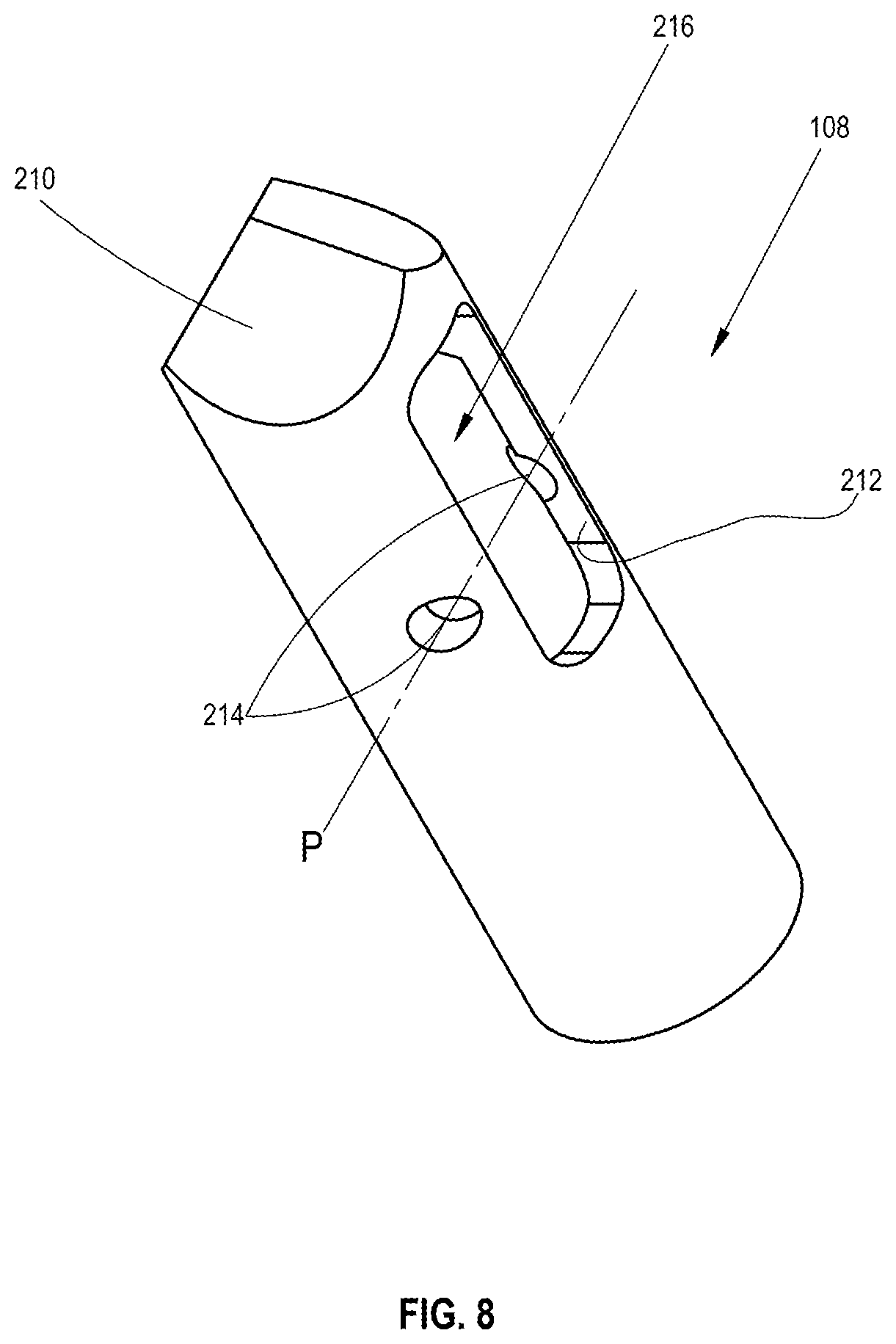 Patent US12102337 Figure 8 – Bone material removal device and a method for use thereof