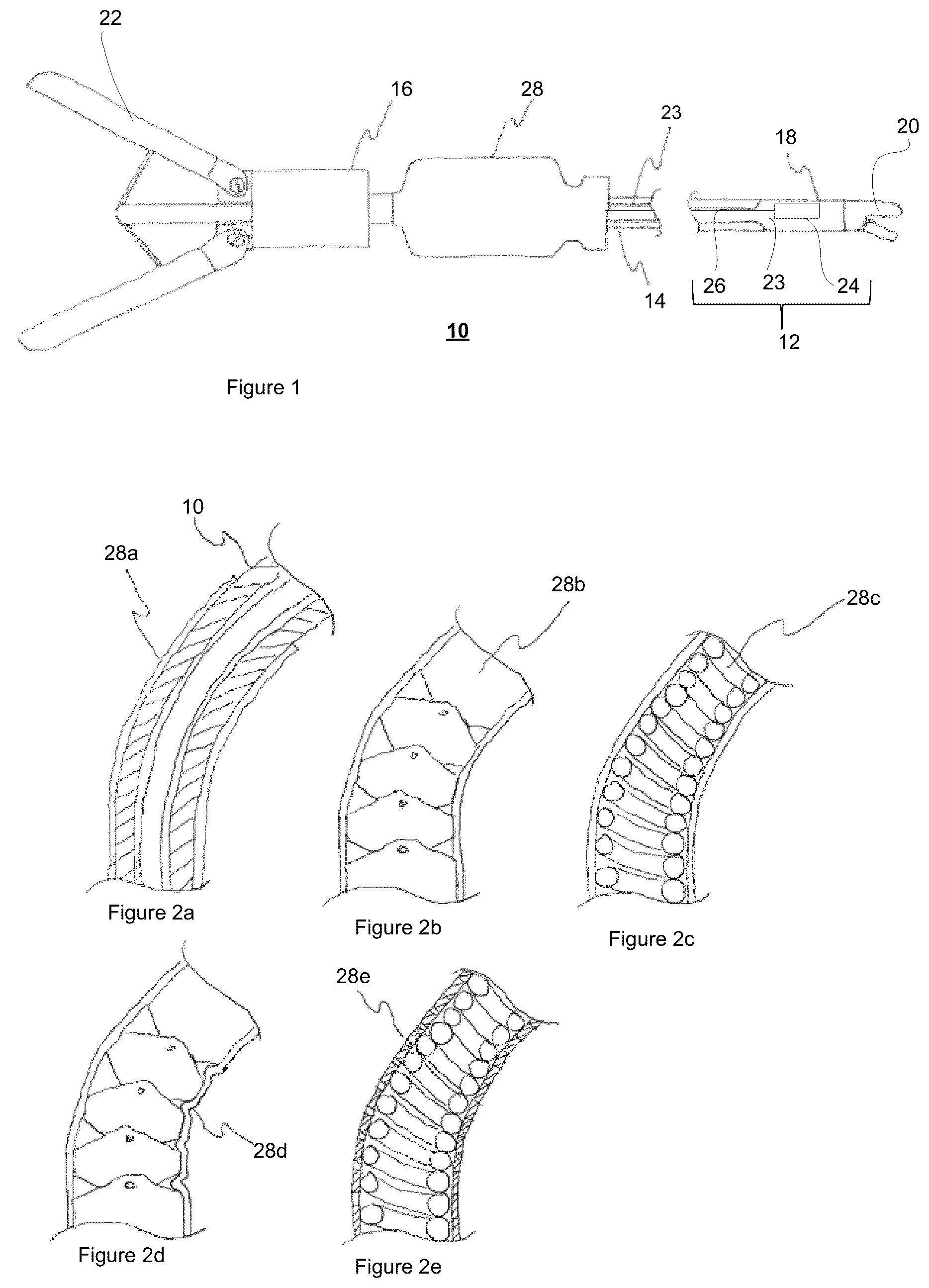 Patent US12102346 Figure 1 – Sensor film for endoscopic instruments
