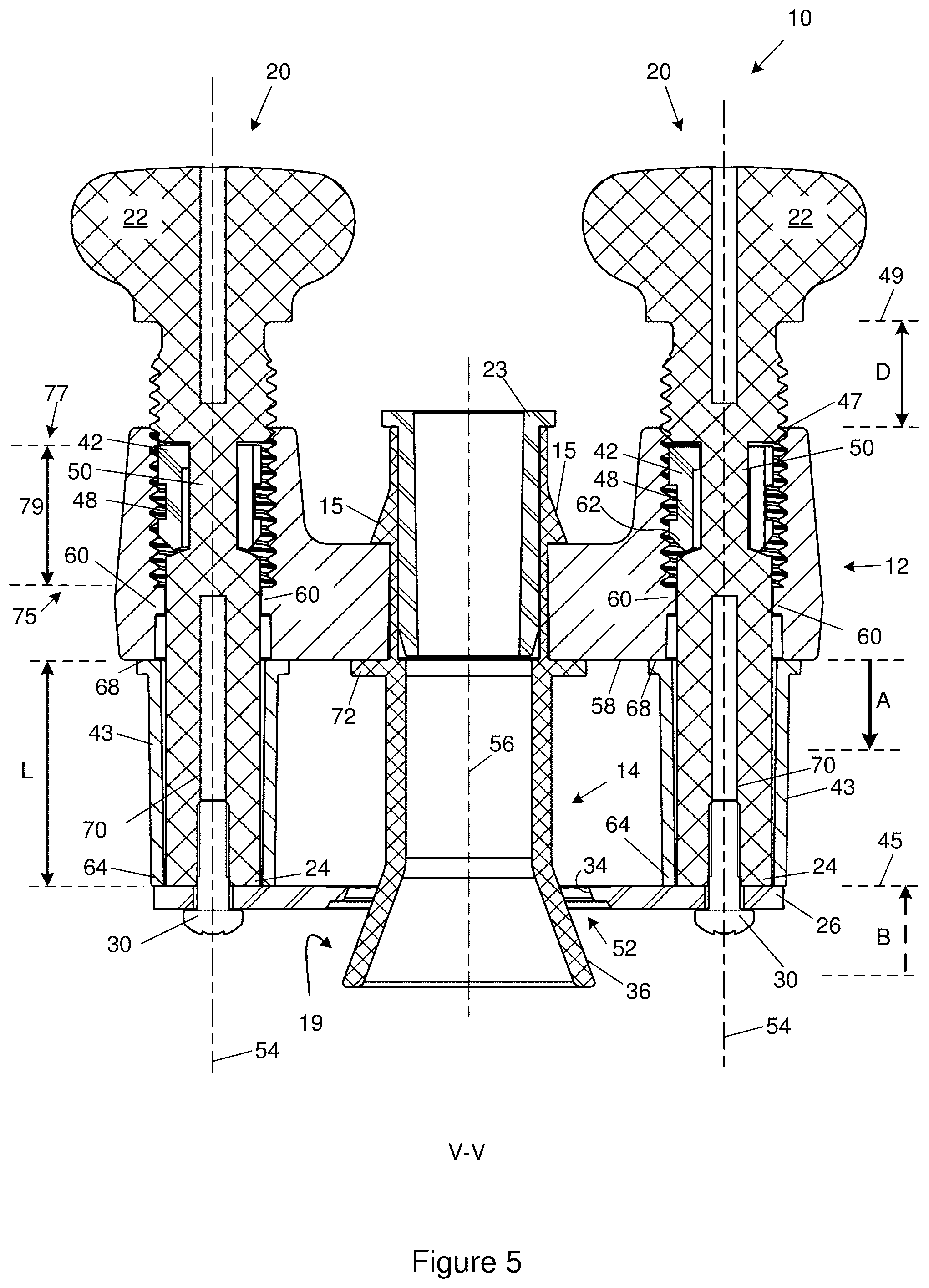 Patent US12102349 Figure 5 – Circumcision device
