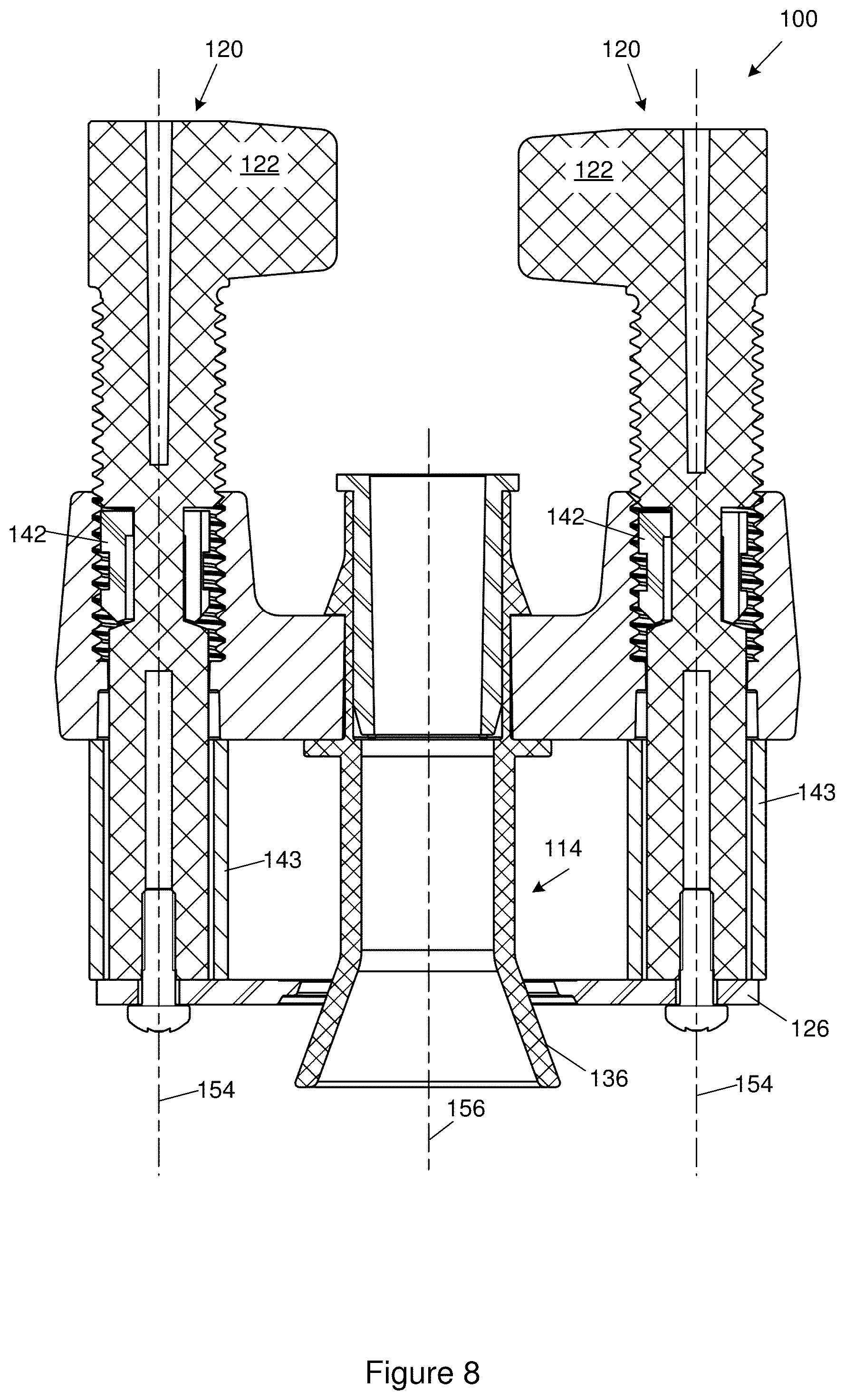 Patent US12102349 Figure 8 – Circumcision device