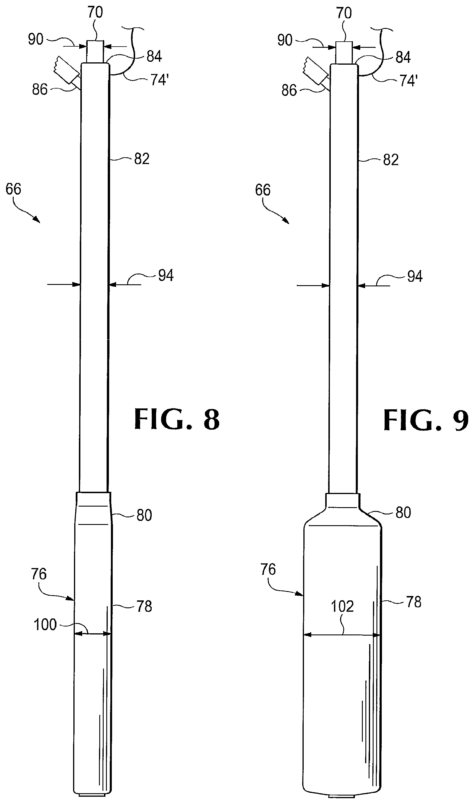 Patent US12102351 Figure 5 – Surgical probe incorporating a dilator