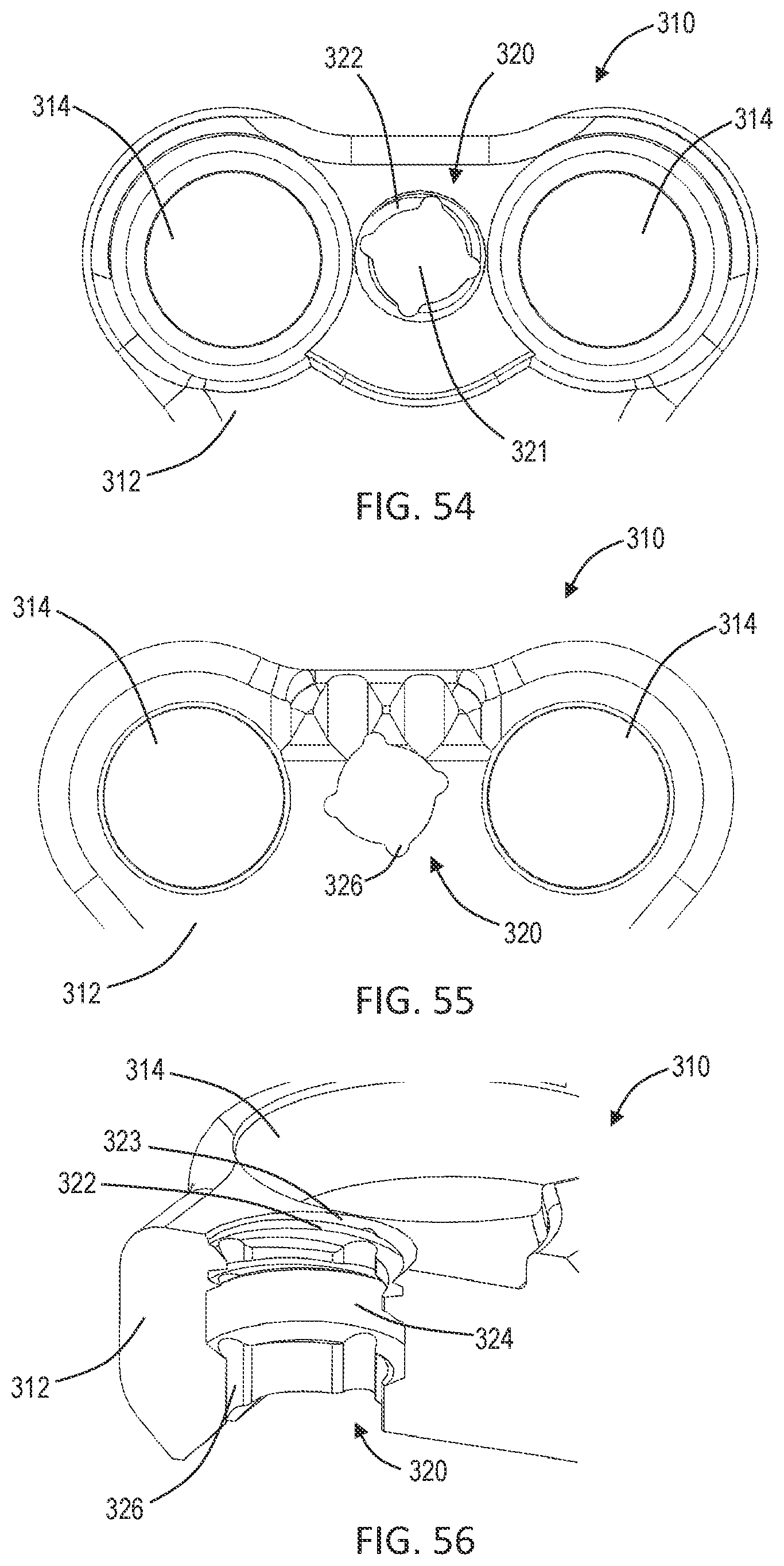 Patent US12102358 Figure 17 – Lateral vertebral lumbar plate system with integrated rotational control mechanism for screw retention