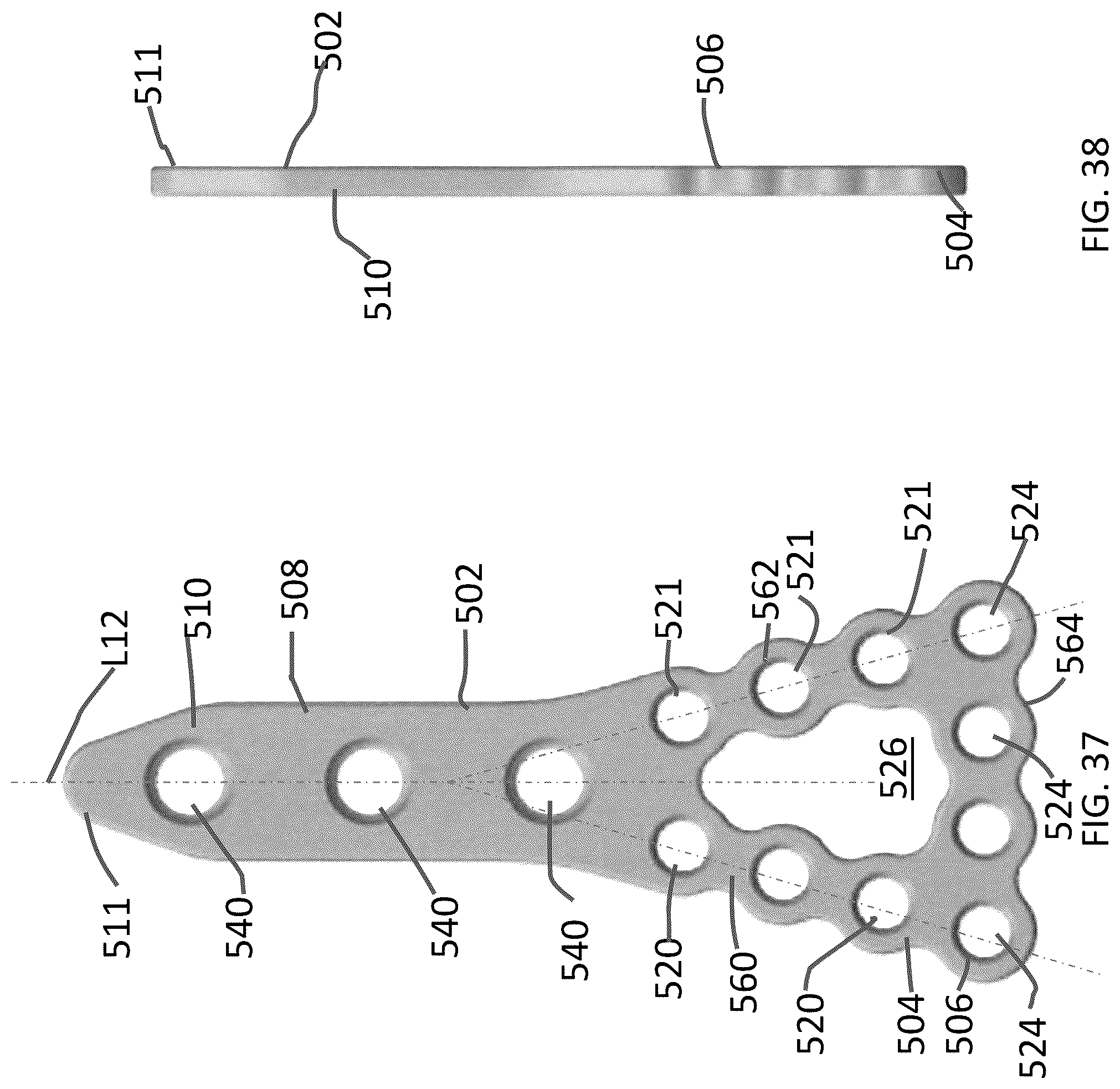 Patent US12102363 Figure 18 – Distal tibial plating system