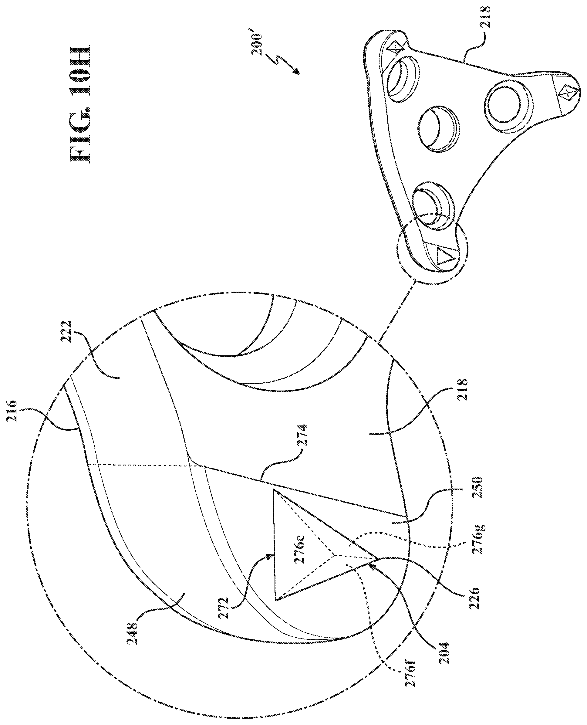 Patent US12102365 Figure 13 – Bone plate for attaching to an anatomic structure