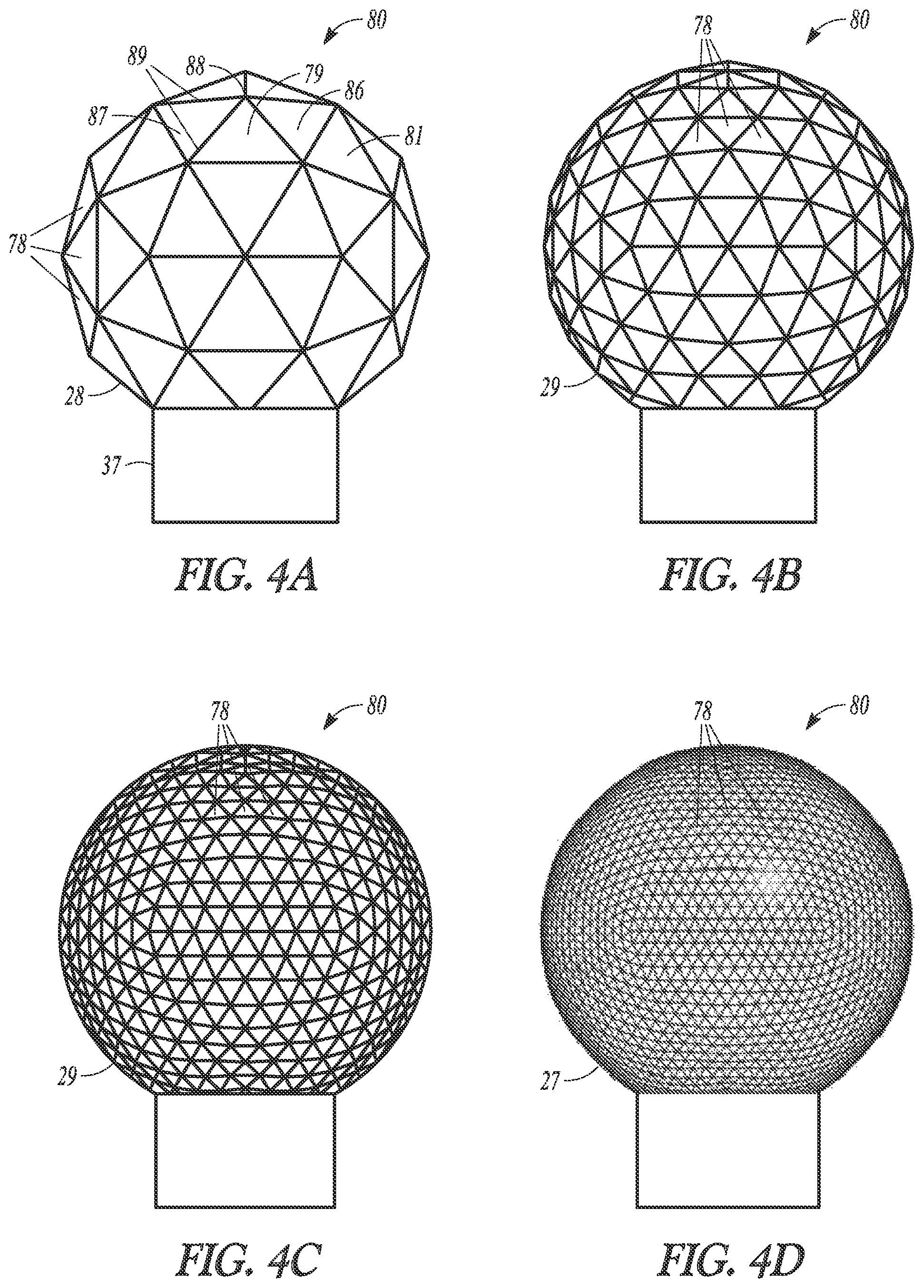 Patent US12102366 Figure 4 – Poly-axial fixation posts