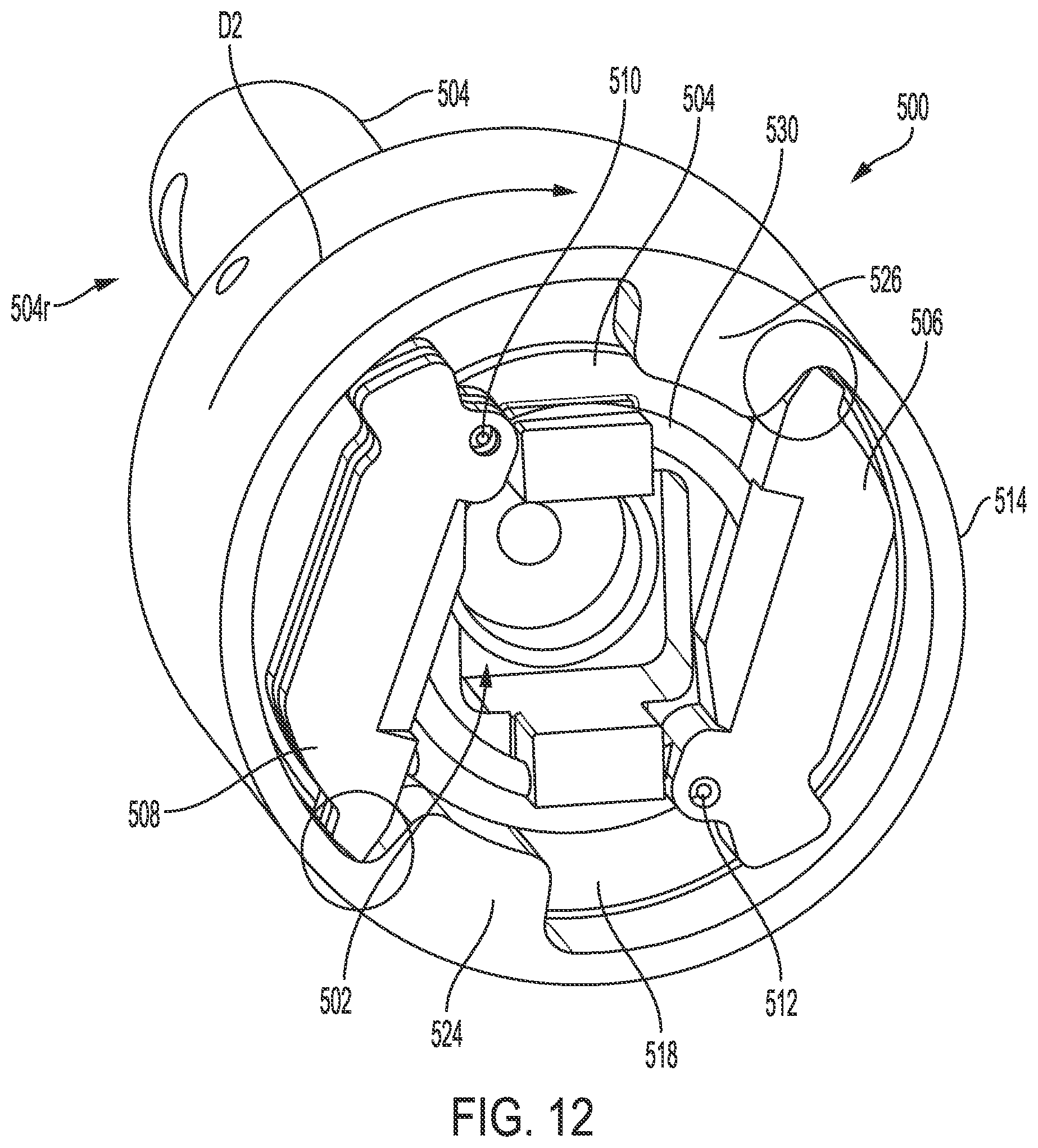 Patent US12102369 Figure 6 – Surgical impacting tool interfaces