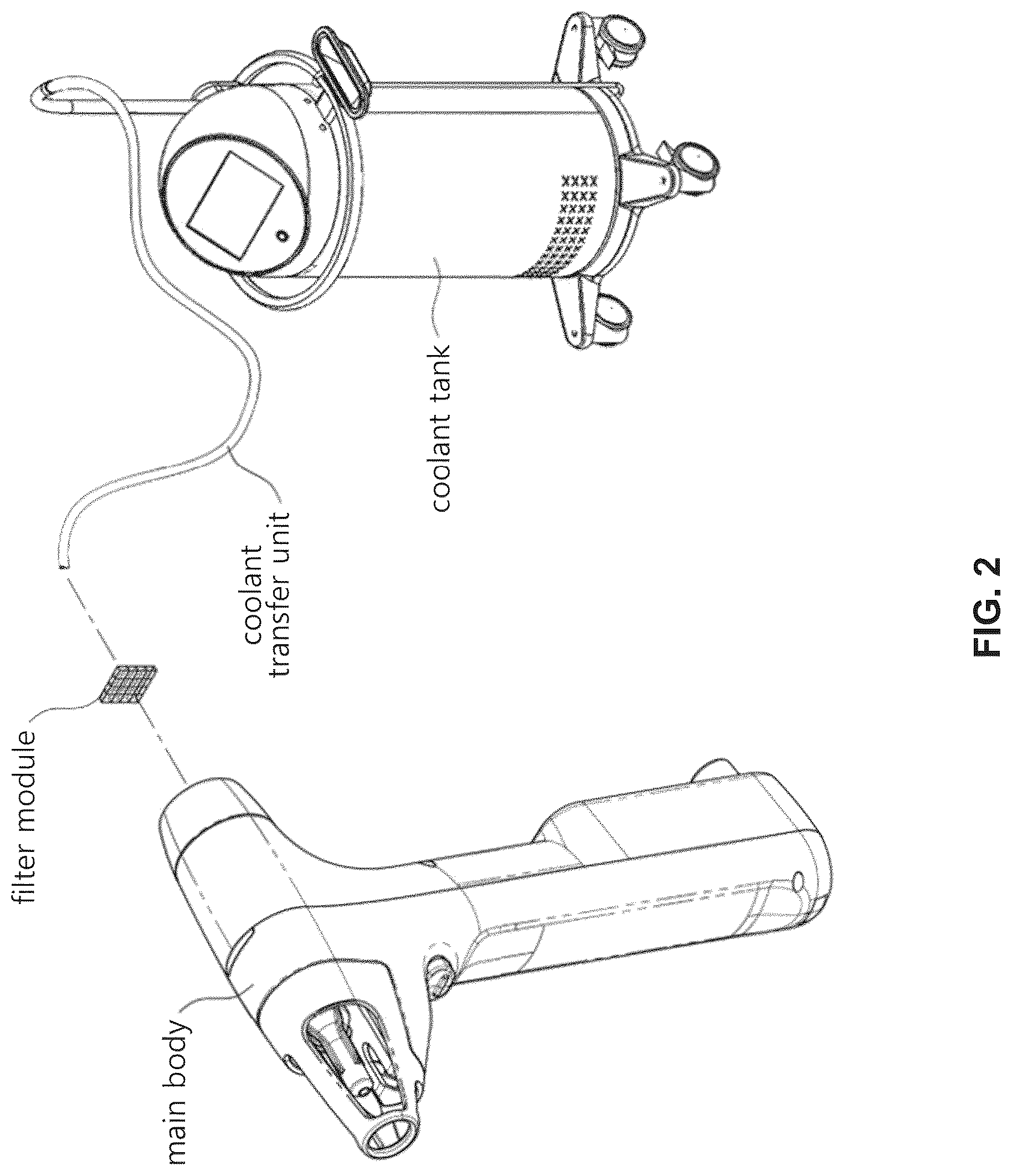 Patent US12102371 Figure 2 – Filter module used for cooling system and cooling device